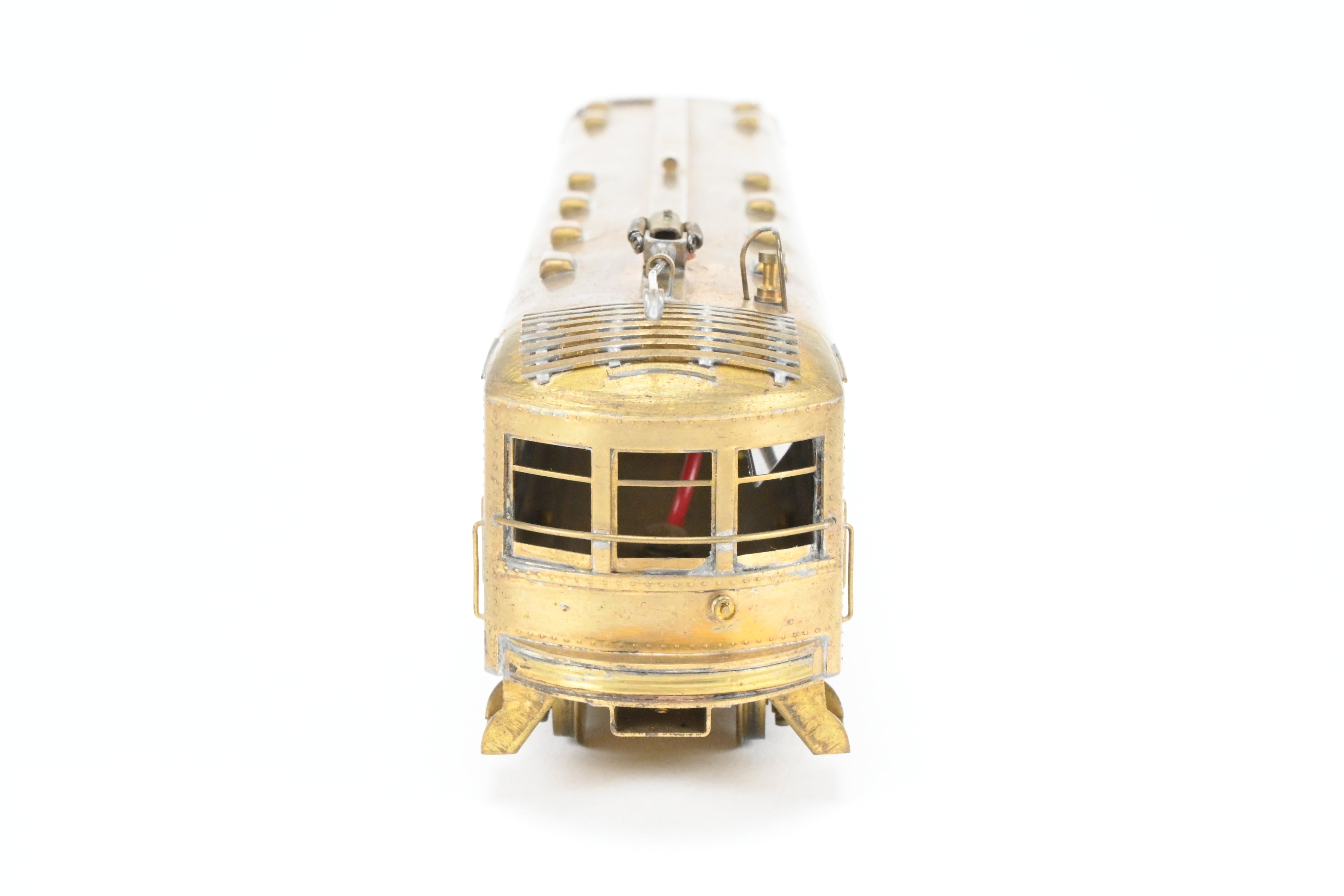 HO Scale Brass Ken Kidder Indiana Railroad Passenger RPO Interurban Model with Minor Wear