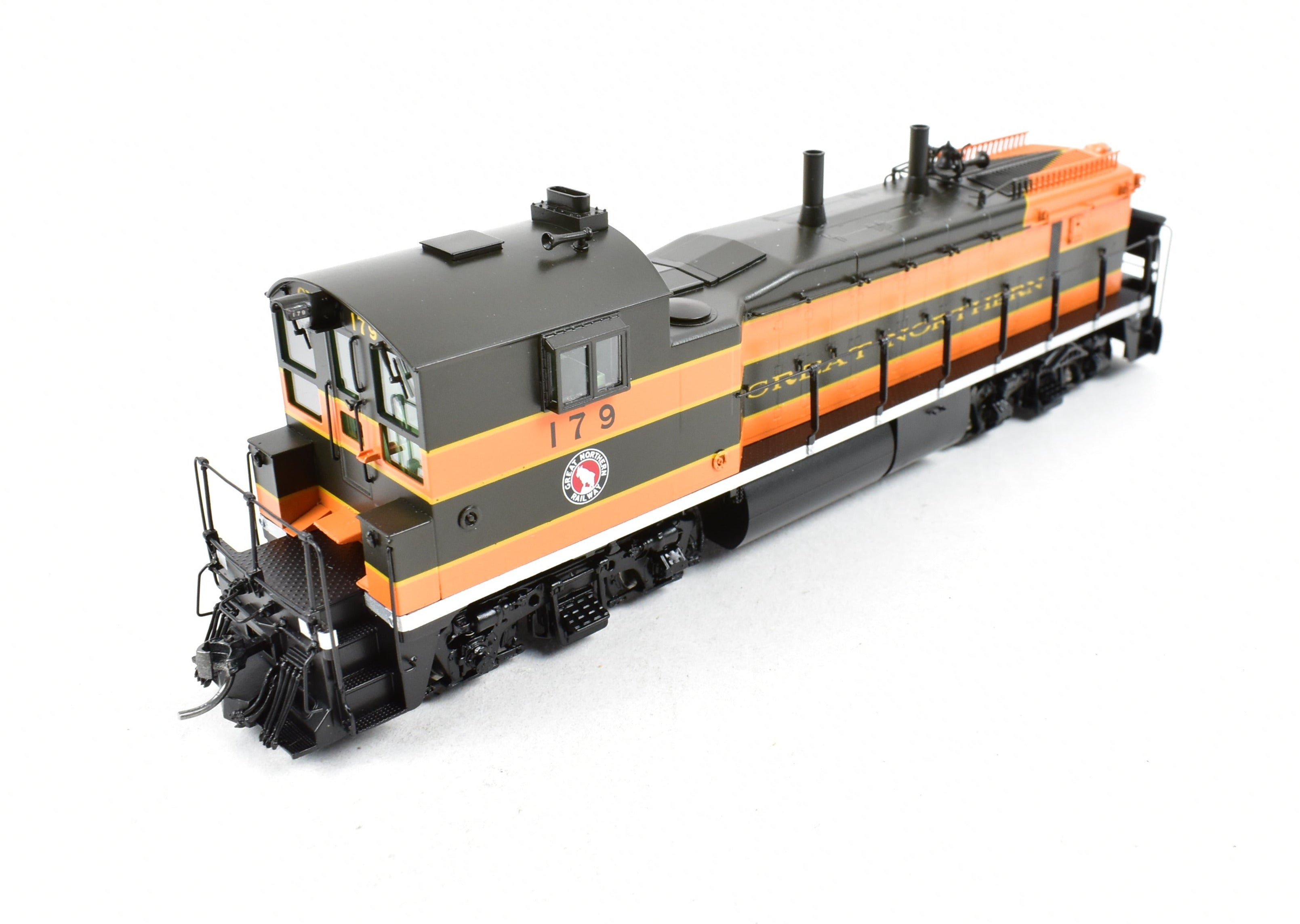 High - Quality HO Scale New Brass Division Point Great Northern EMD NW - 3 Locomotive Model No. 179 FP
