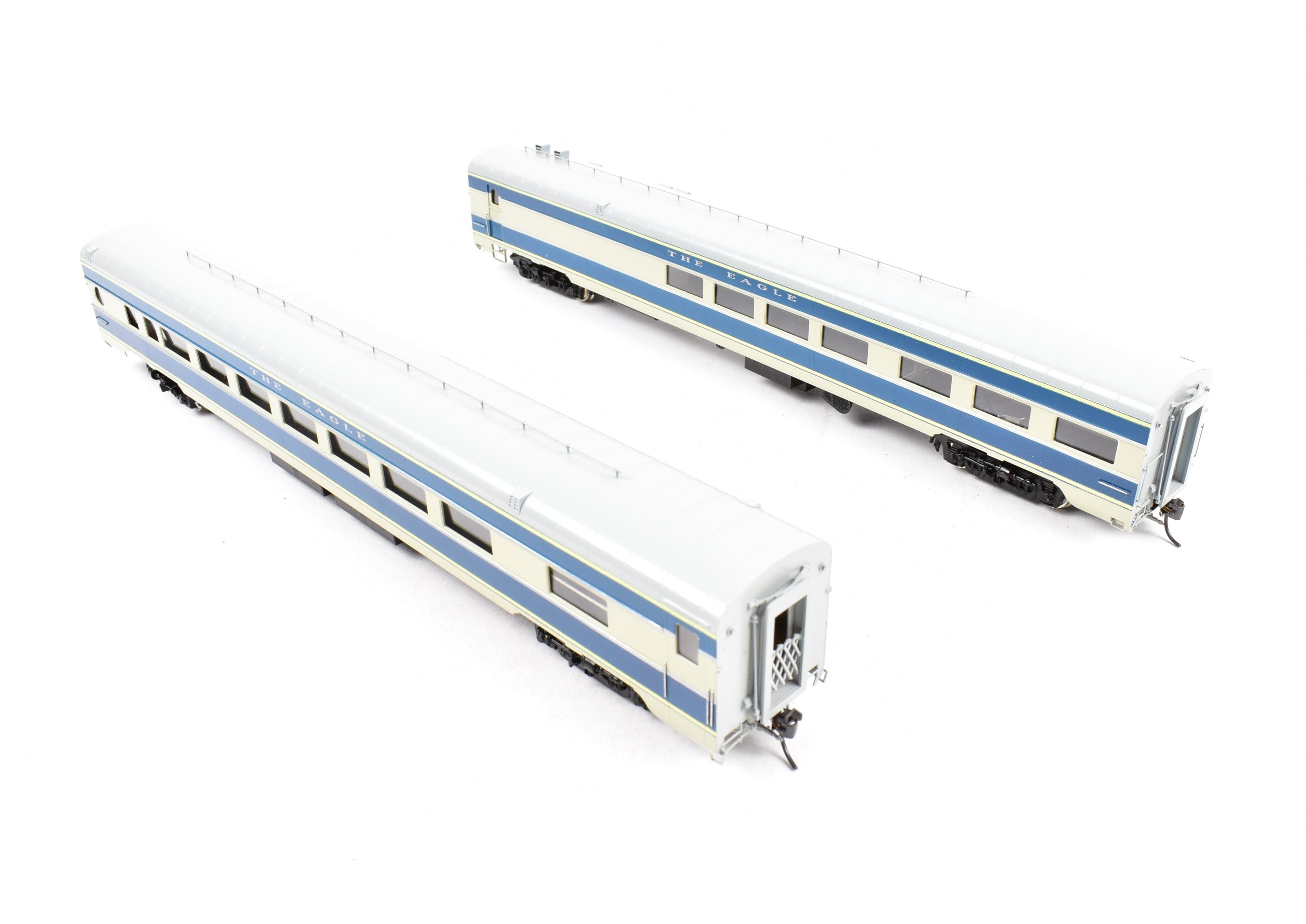 HO Scale Brass Model Train - Hallmark Models MP - Missouri Pacific and T&P - Texas & Pacific Texas Eagle Section 1 Four-Car Set for Model Train Enthusiasts