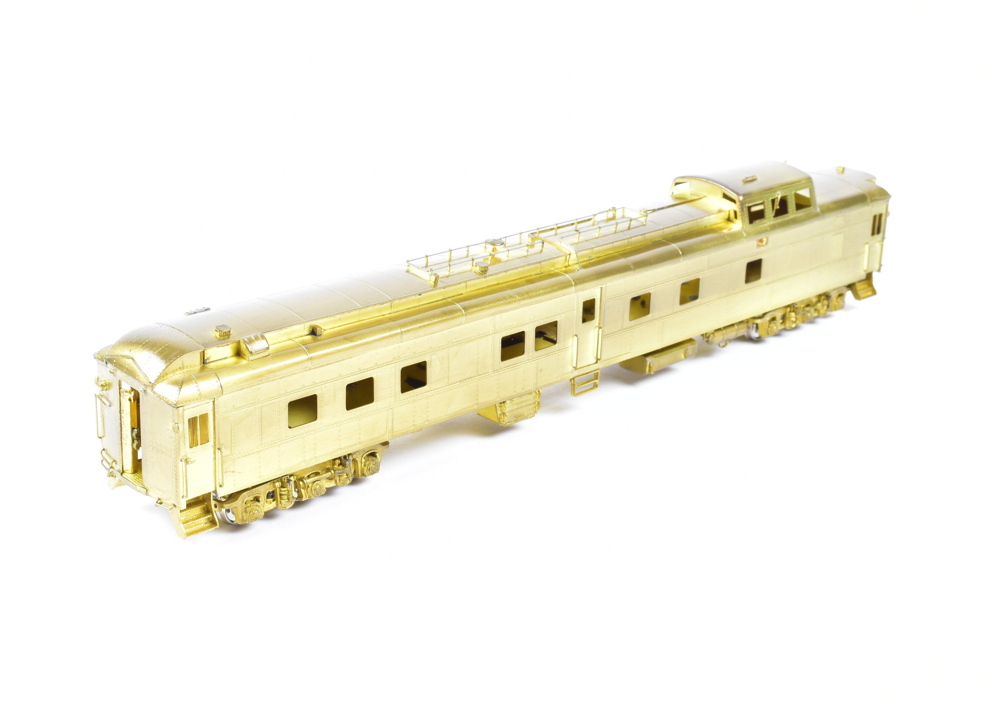 HO Scale Brass Dynamometer Car Model - Overland Models, Inc. Union Pacific #210 in Modernized Configuration
