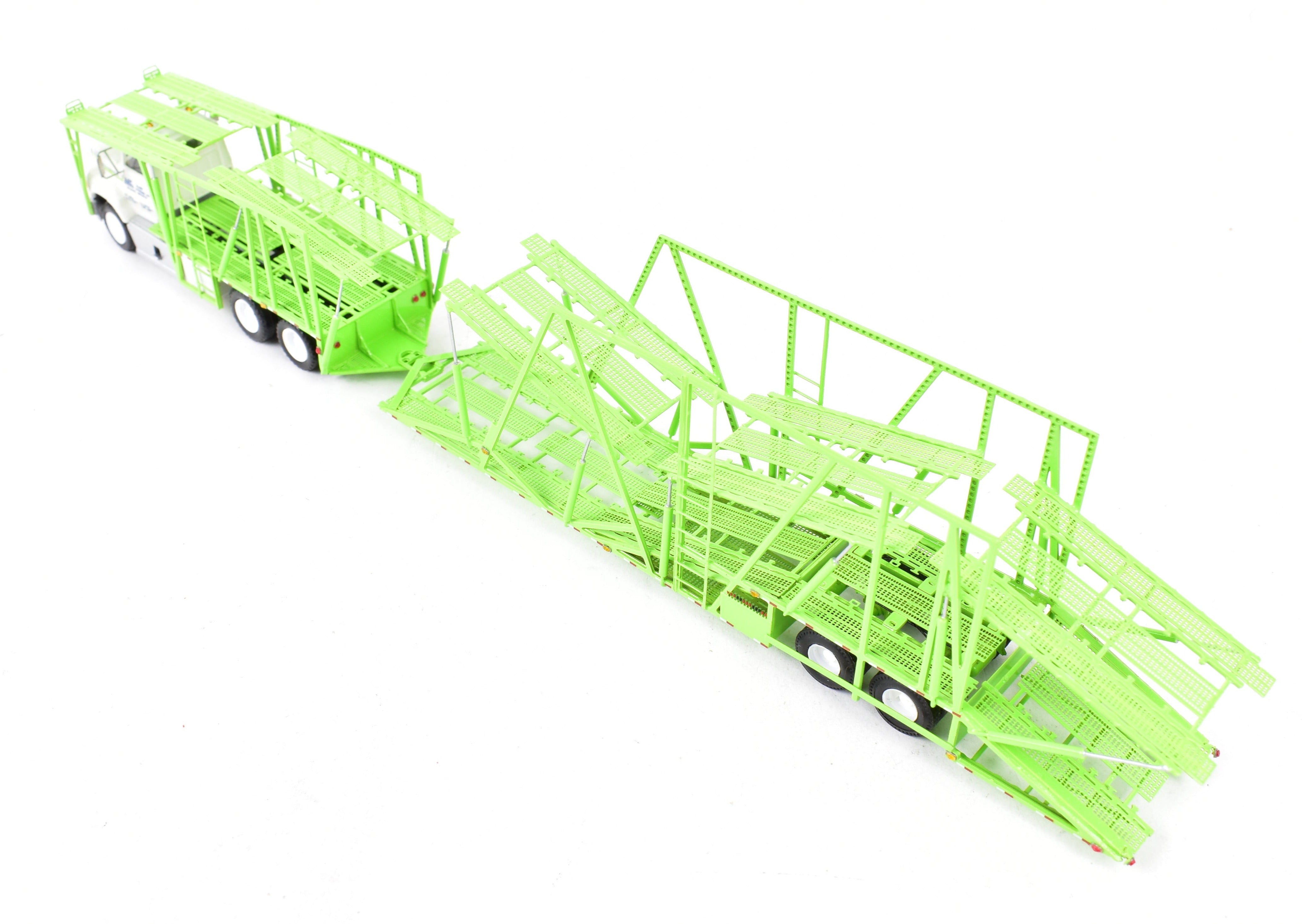 HO Scale Brass Commercial Allied Systems Auto Carrier Tractor Model No. 5275 by Lonestar Models with Factory Green Paint Finish