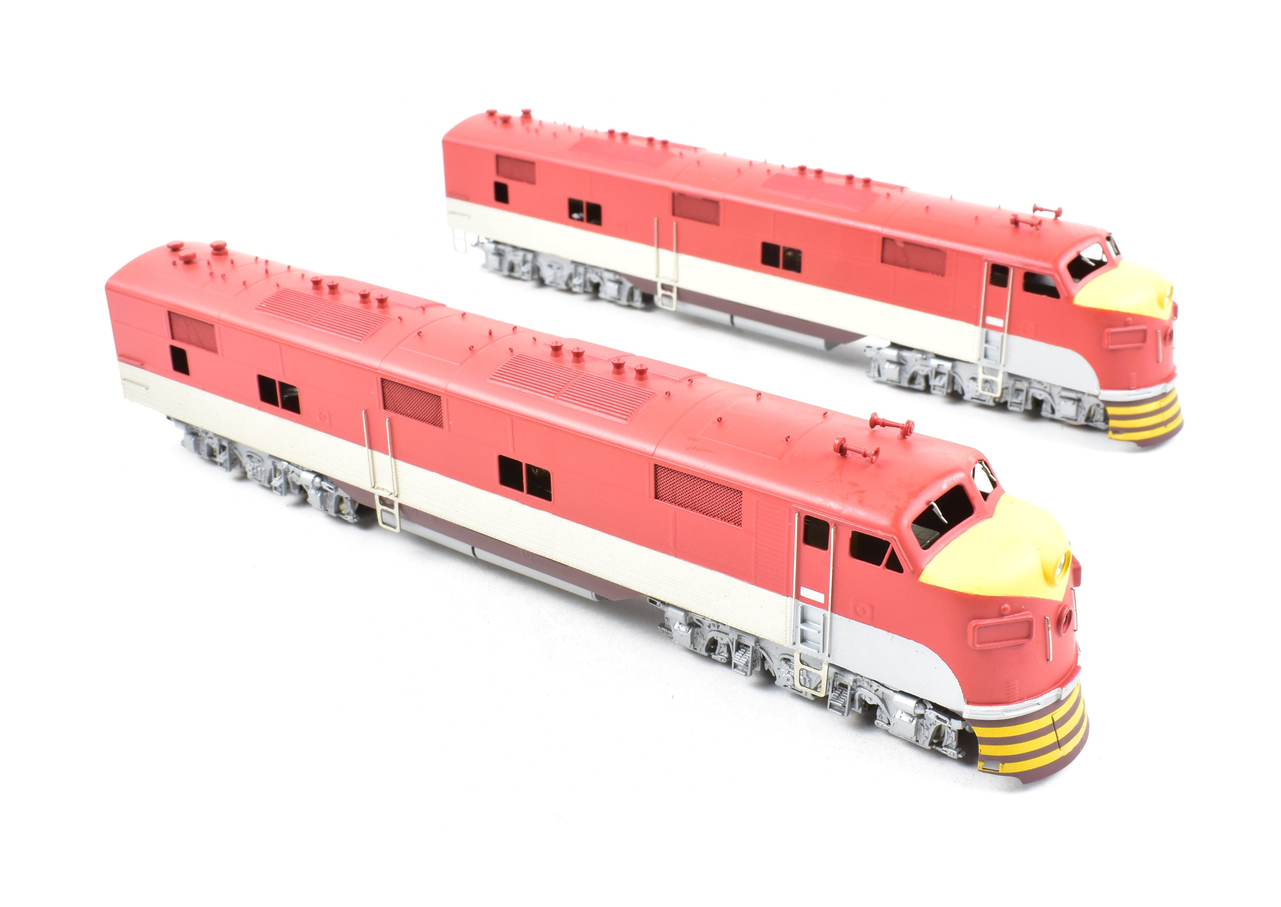 HO Scale Brass Hallmark Model Train Sets - Frisco and MKT (Missouri Kansas Texas Katy) The Texas Special E7 A - A Powered Locomotive Set