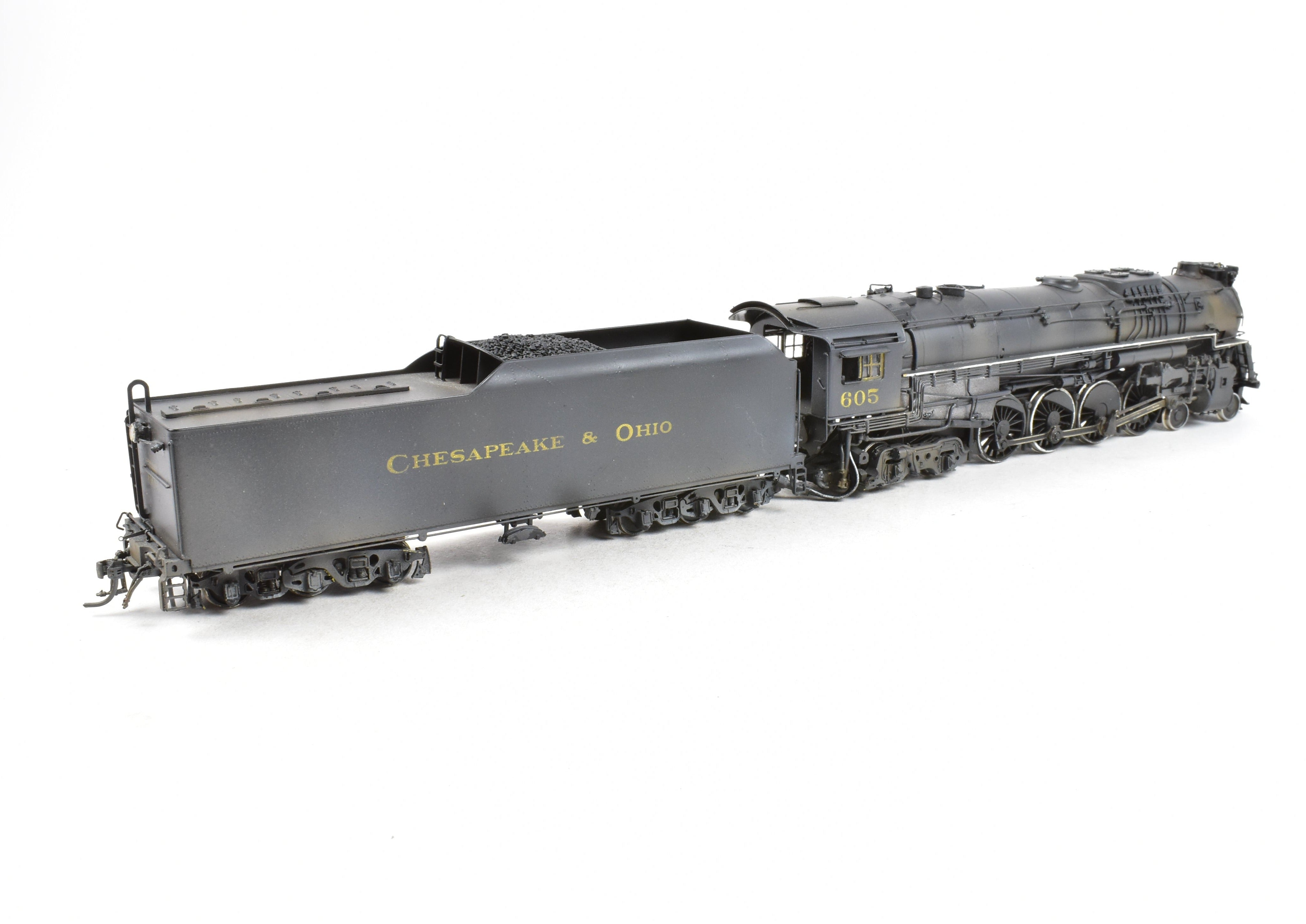 HO Custom Painted DCC & Sound C&O Chesapeake & Ohio J-3 605 Class 4-8-4 Brass Key Import