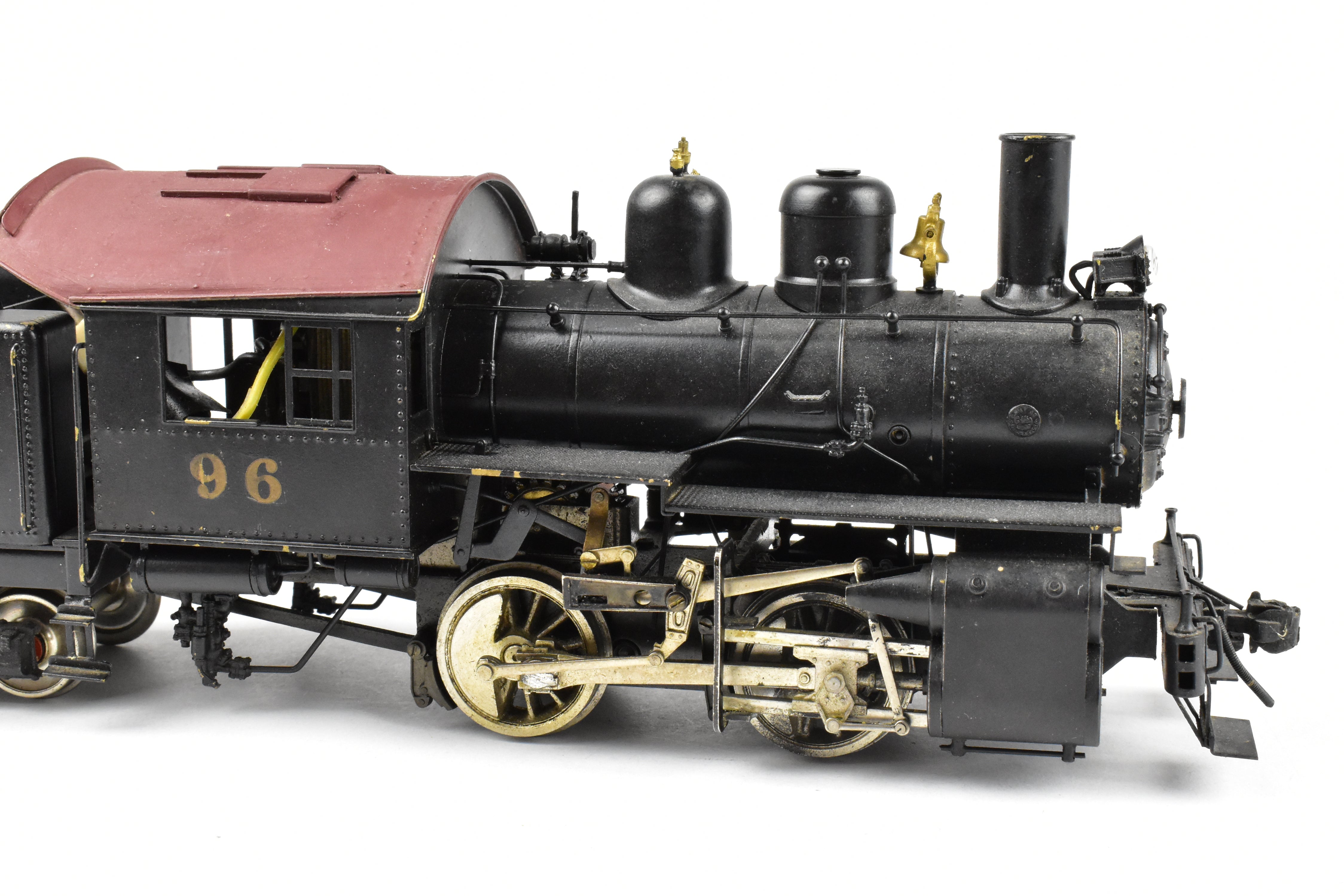 O Scale Brass Model Train - U.S. Hobbies B&O (Baltimore & Ohio) C-16 Class 0-4-0 CP Locomotive No. 96 Without Box
