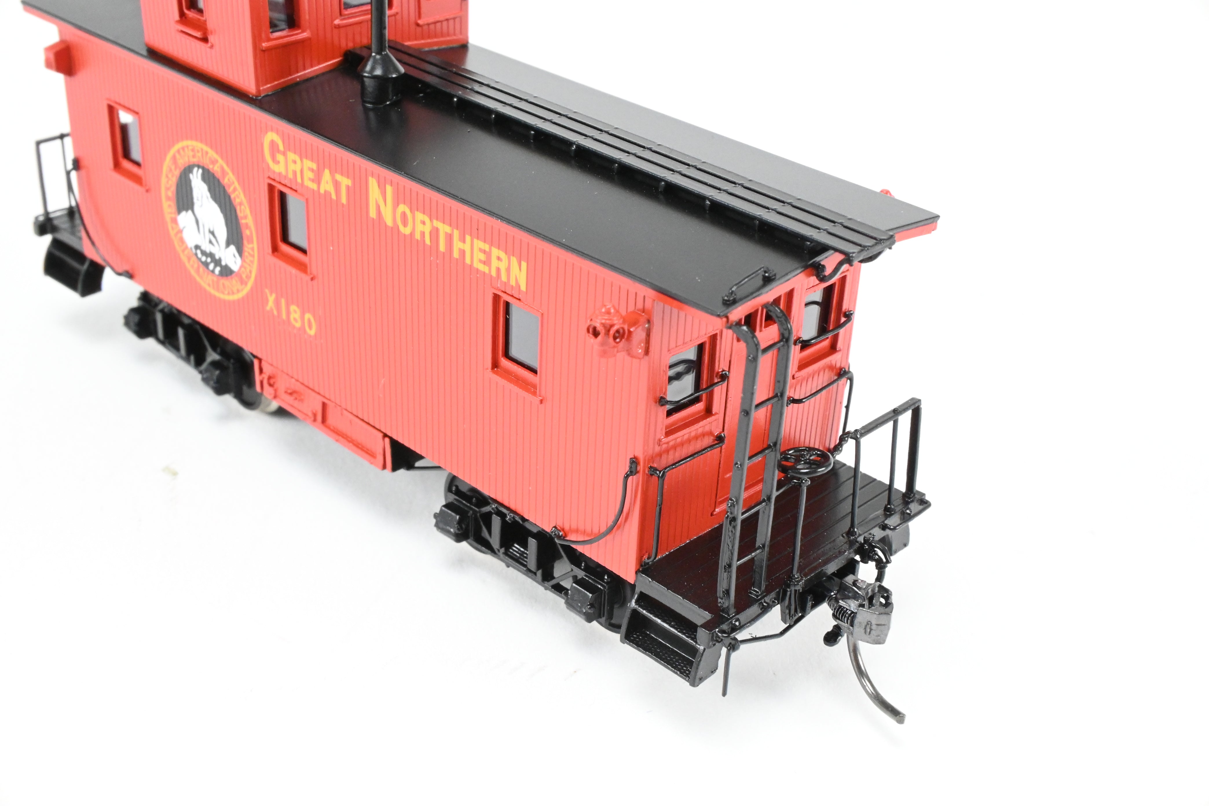 2014 HO Brass North Bank Line 25' Truss Rod Caboose GN X180