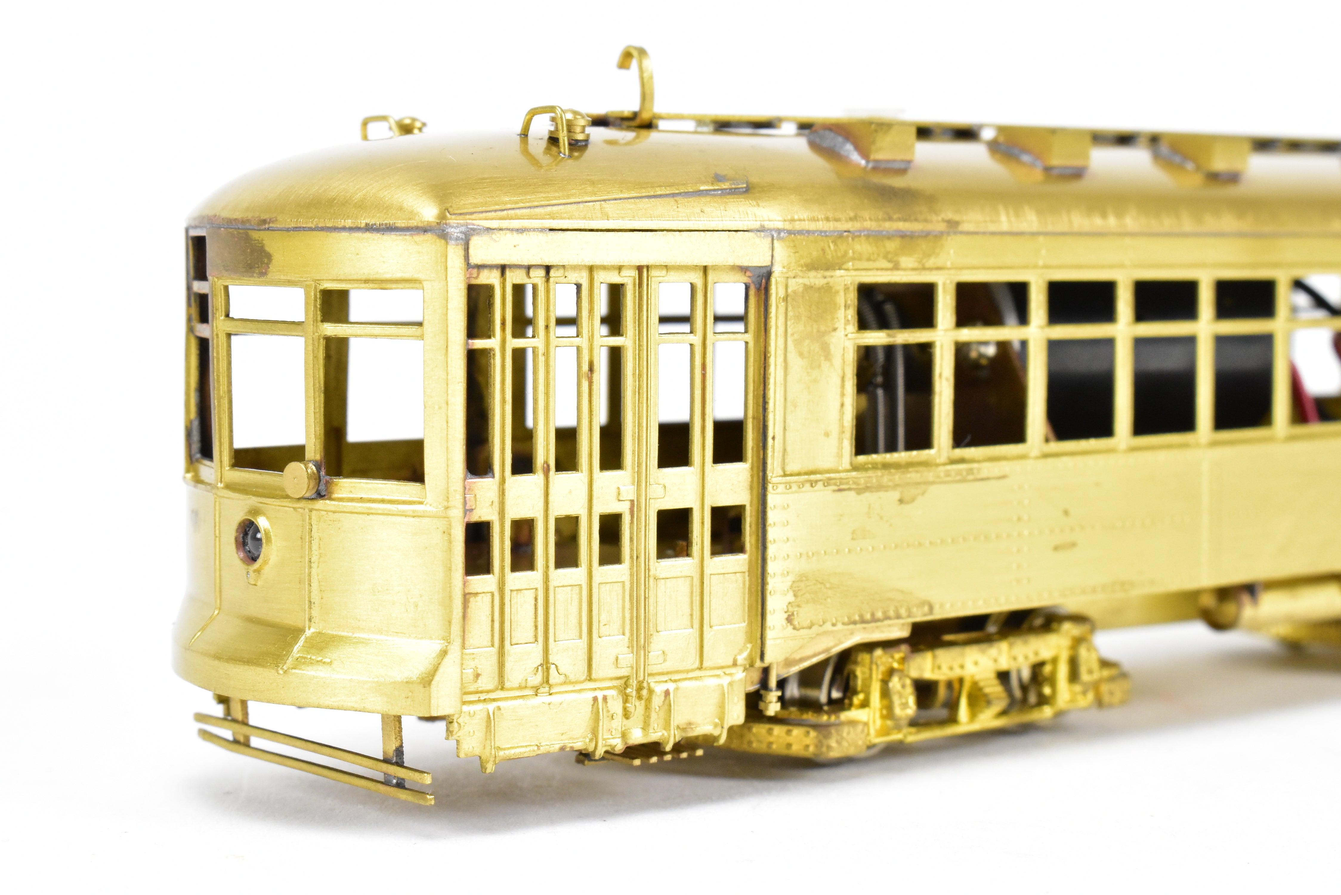 HO Scale Brass Fairfield 345 - 2 CSL Chicago Surface Lines #169 Two - Man City Car