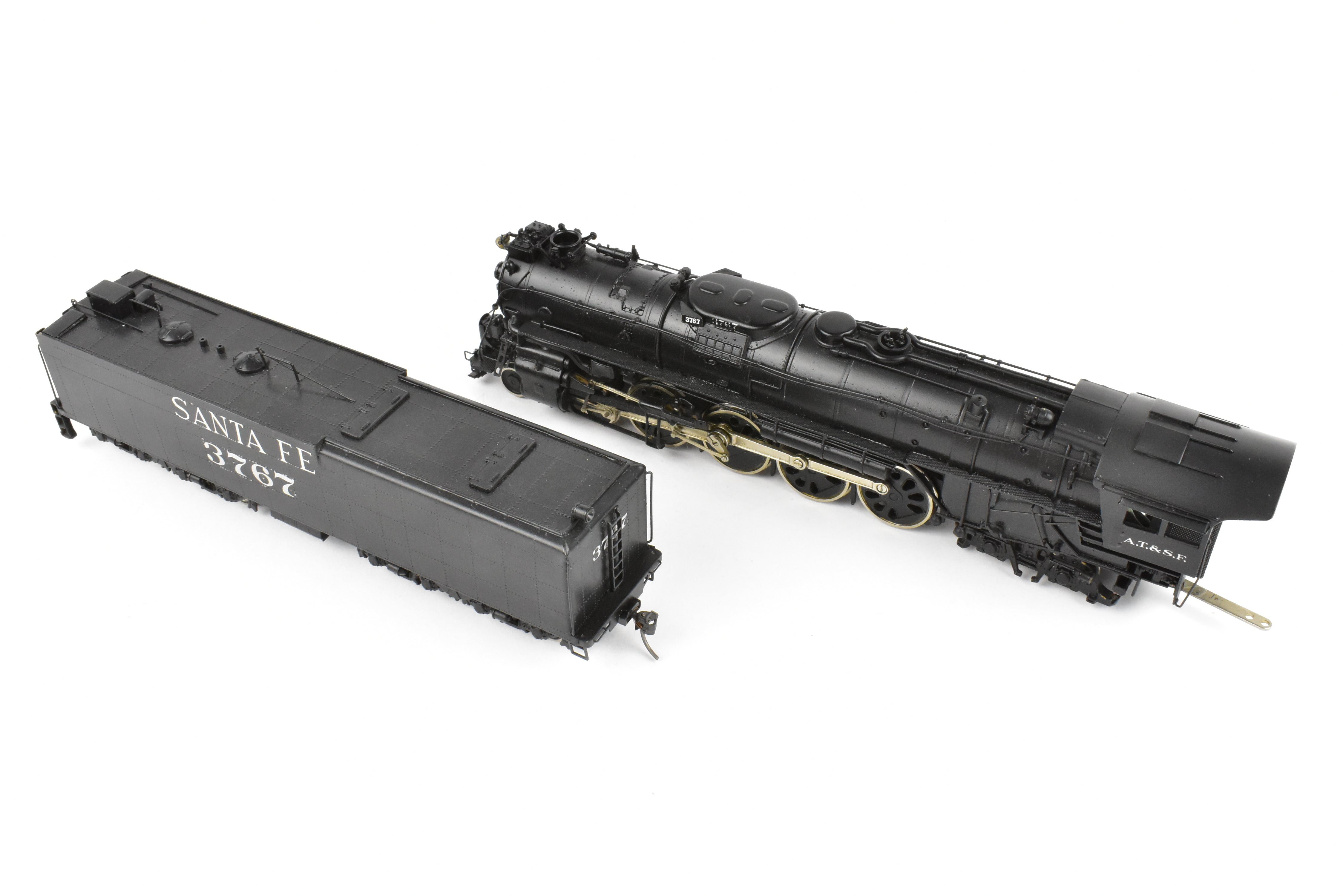 HO Scale Brass PFM - United Model Train ATSF - Santa Fe 4-8-4 Northern Early Run Locomotive CP #3767