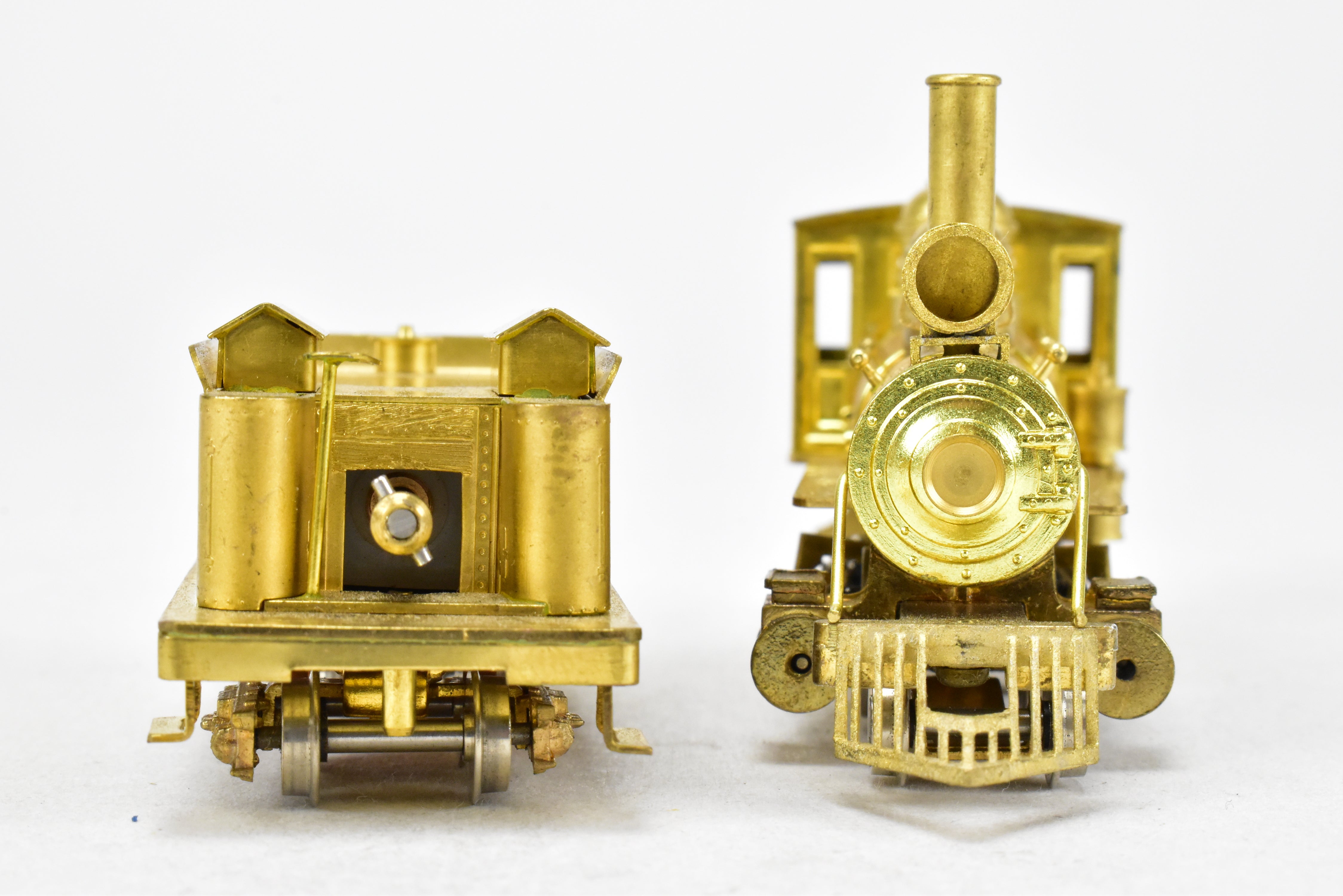 HOn3 Scale Brass Model Train - Far East Distributors Mogul 2-6-0 Steam Locomotive from Circa 1910 in Spartan Series