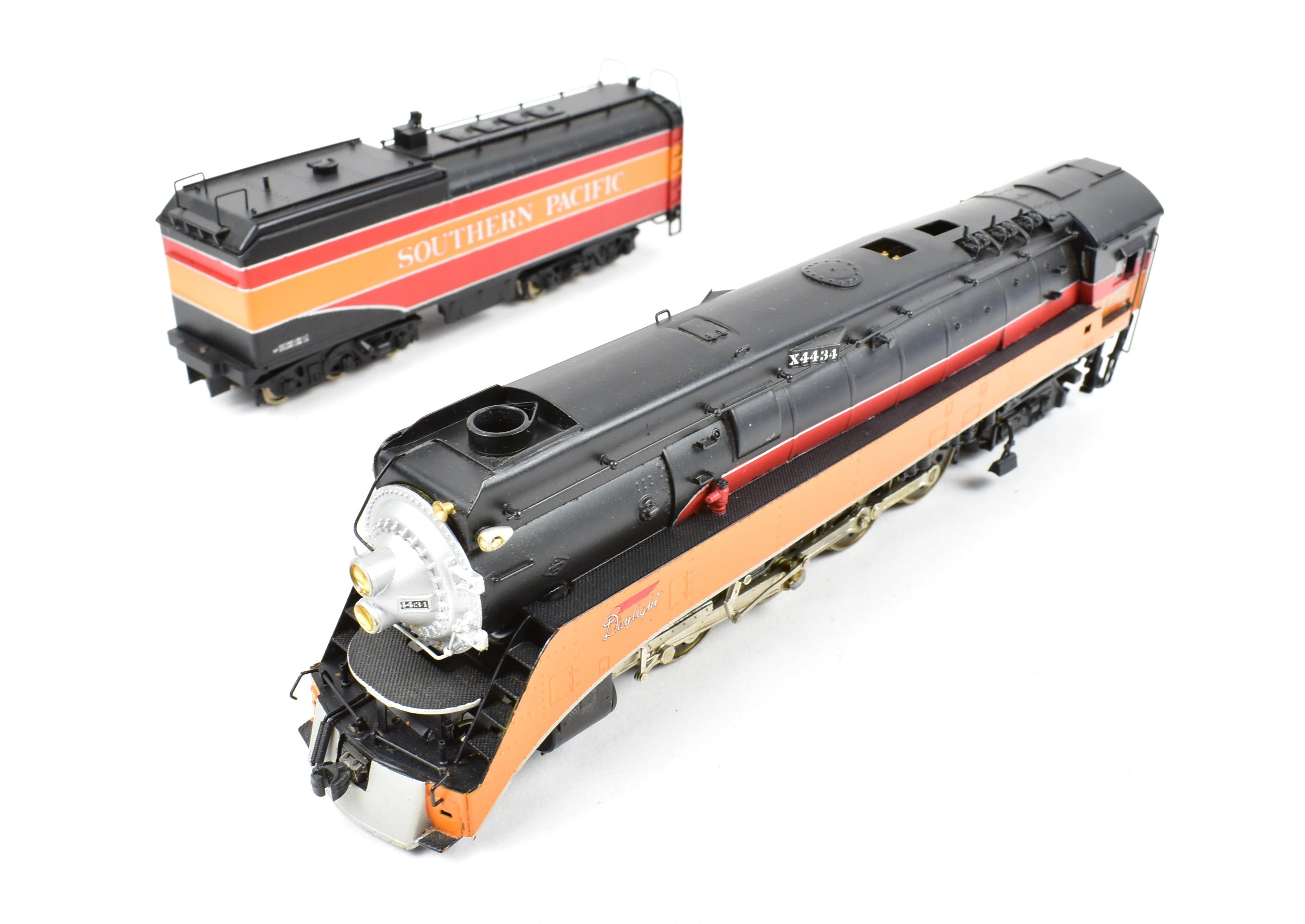 Custom Painted HO Brass Balboa SP - Southern Pacific GS - 4 4 - 8 - 4 Locomotive #4434