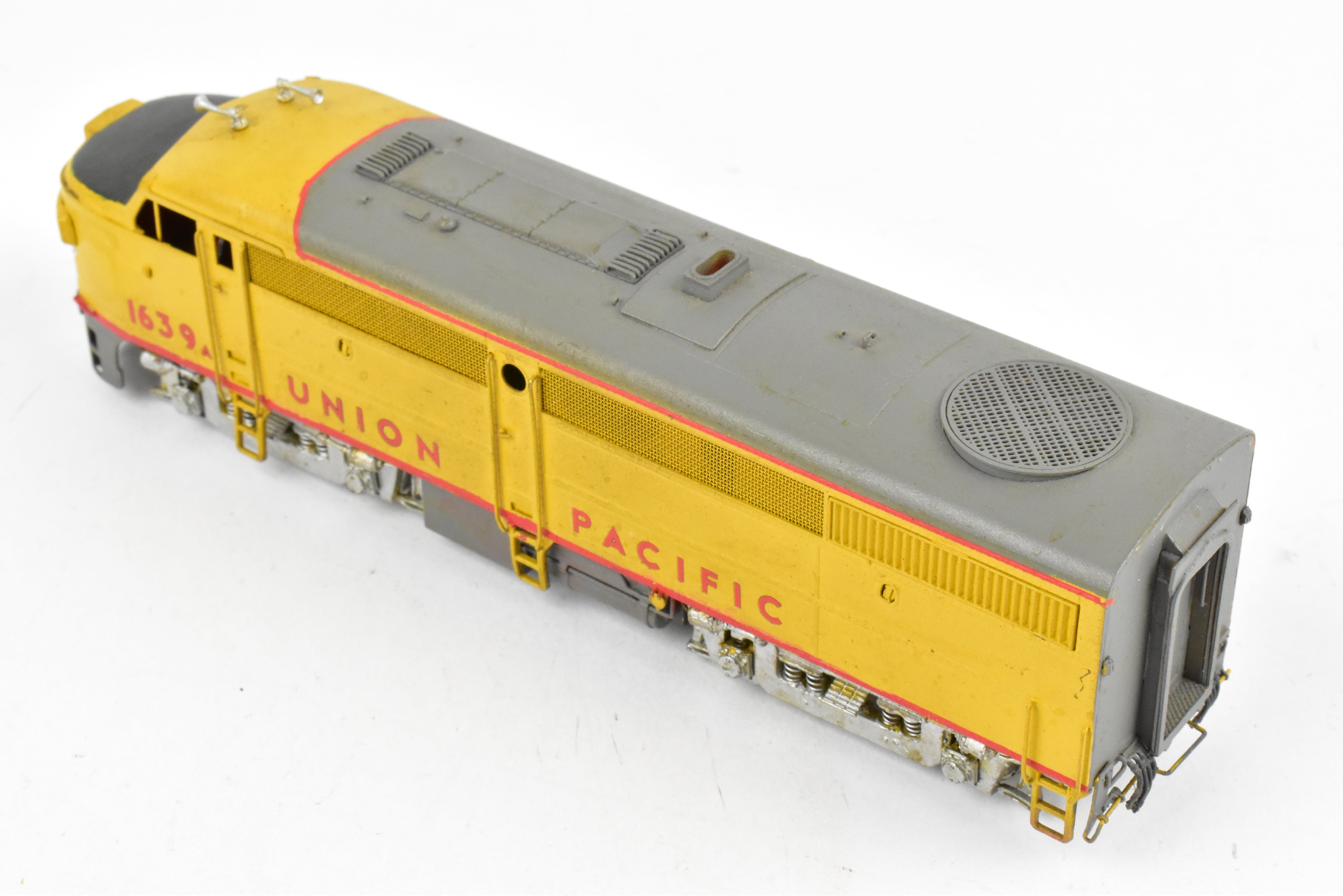 HO Brass OMI UP Union Pacific Alco FA-1 with Dynamic Brakes, Weathered #1639a