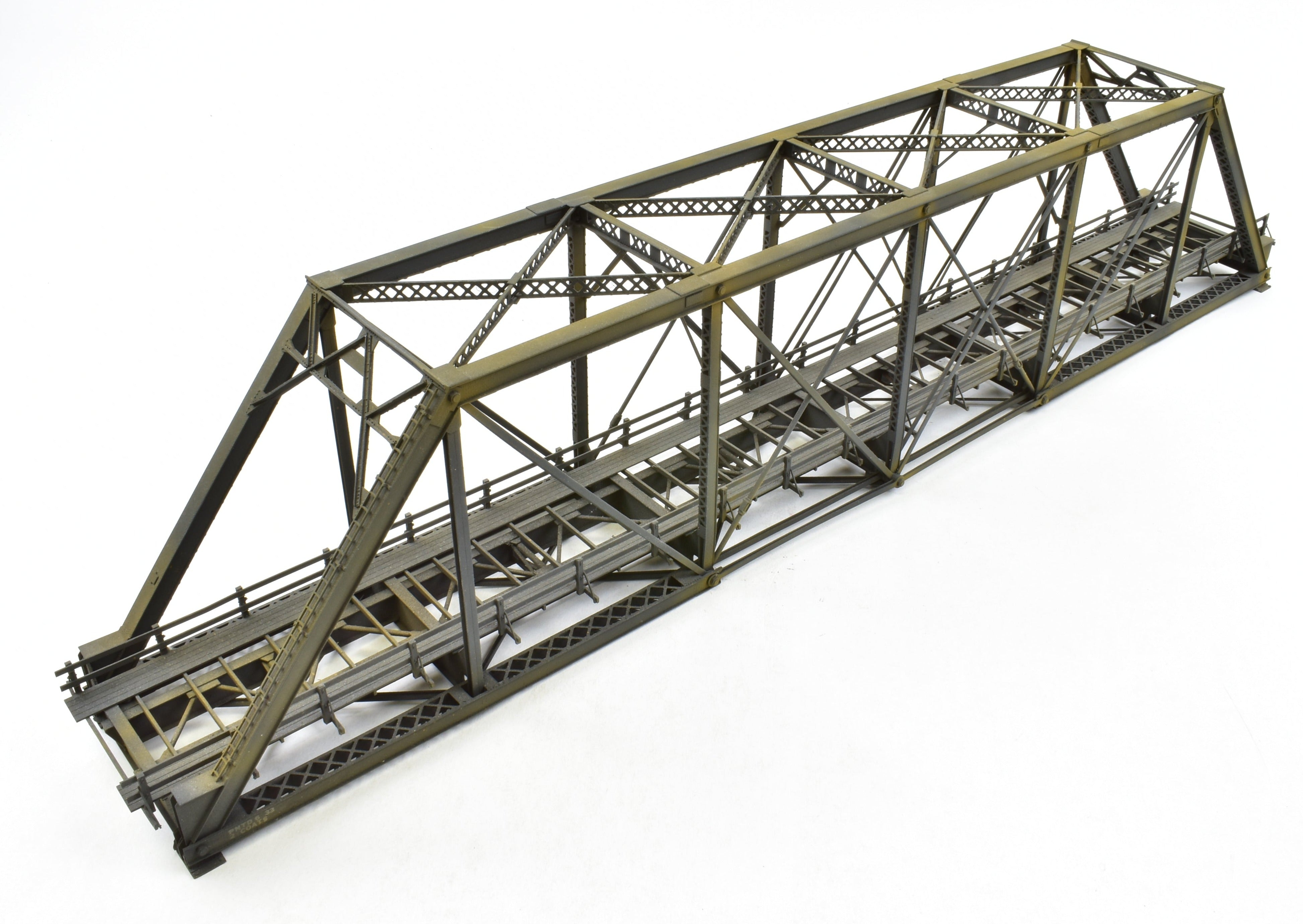 HO Scale Brass OMI - Overland Models, Inc 167-Foot Pin Connected Bridge for Various Roads in CP Black Color Model Train Accessory