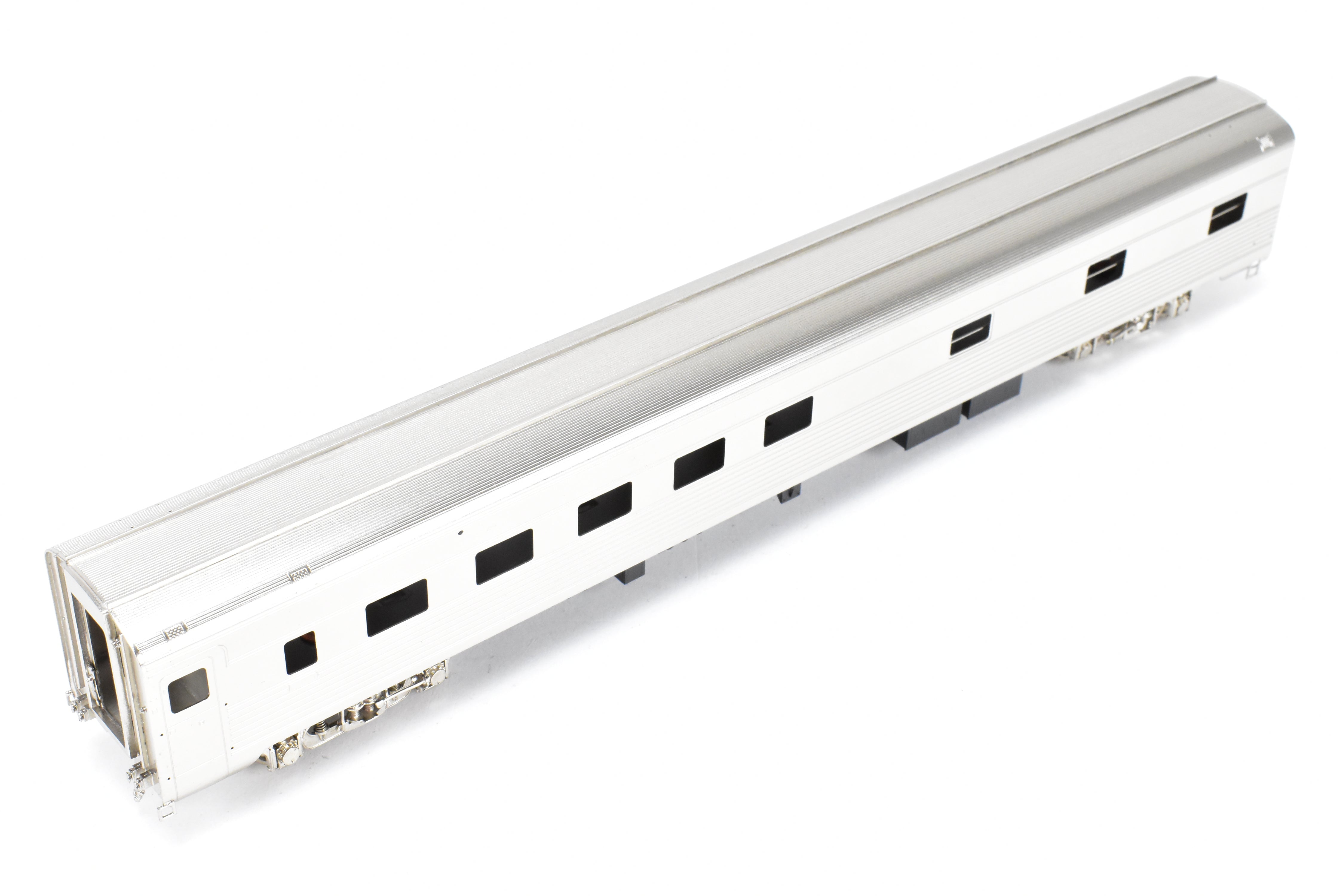 HO Scale Brass Model Train - Amtrak Budd 10 RMT - 6DBR Pacific Series Sleeper Heritage HEP Version by Cascade Models