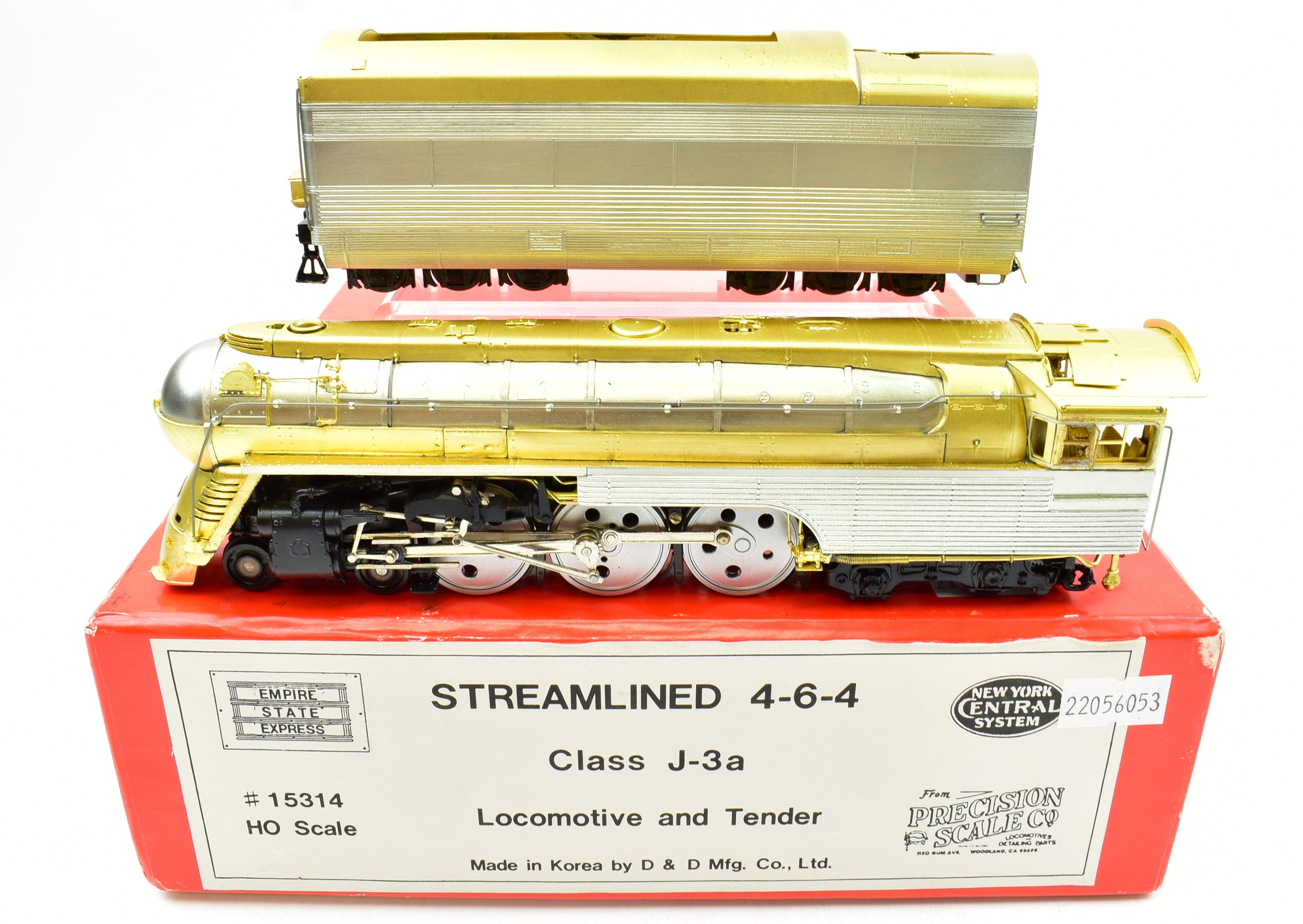 HO Brass Precision Scale Co. NYC New York Central J-3a 4-6-4 Empire State Express Hudson Model