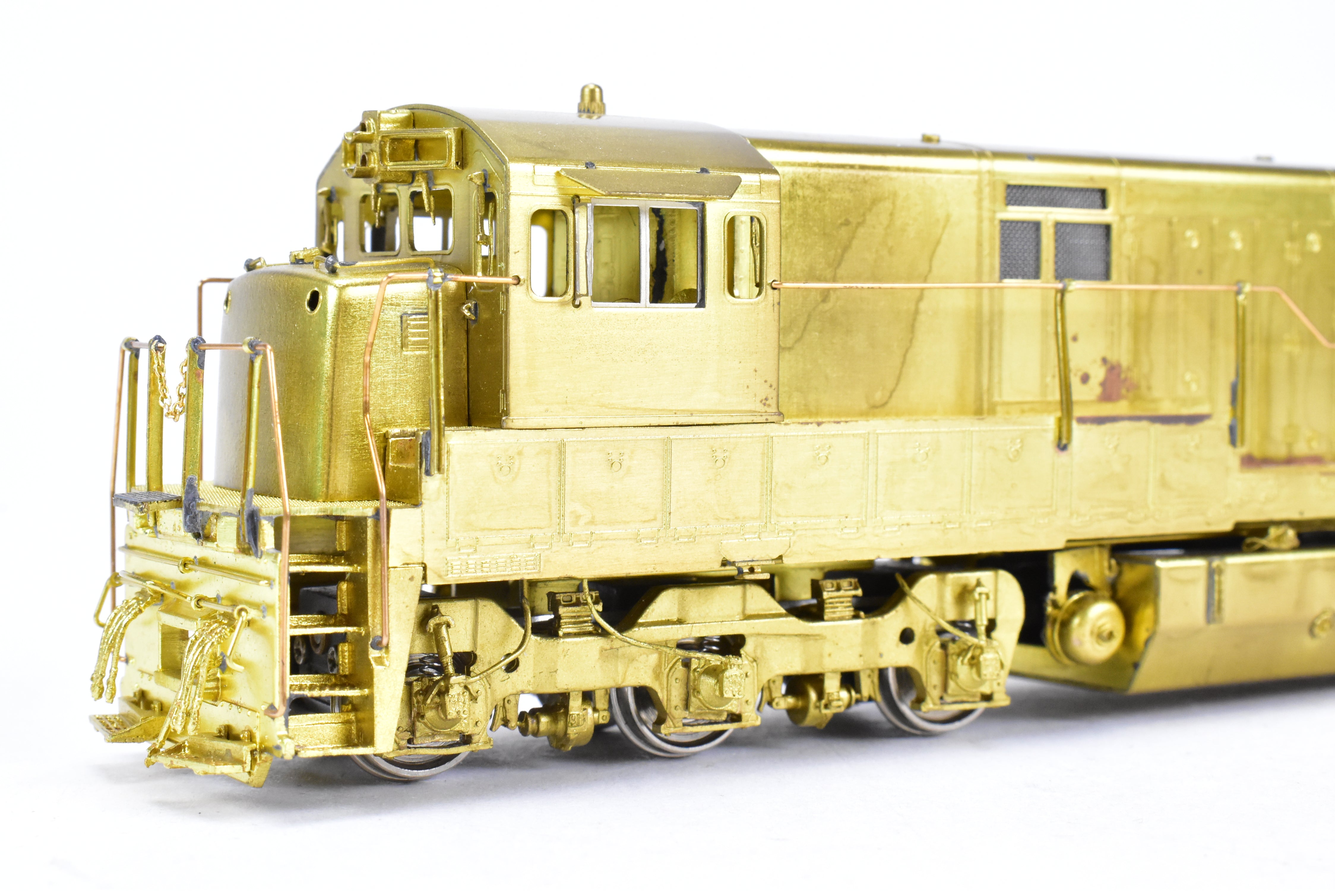 HO Scale Brass GE U-28C Late Model Locomotives by Overland Models, Inc. for Various Railroads