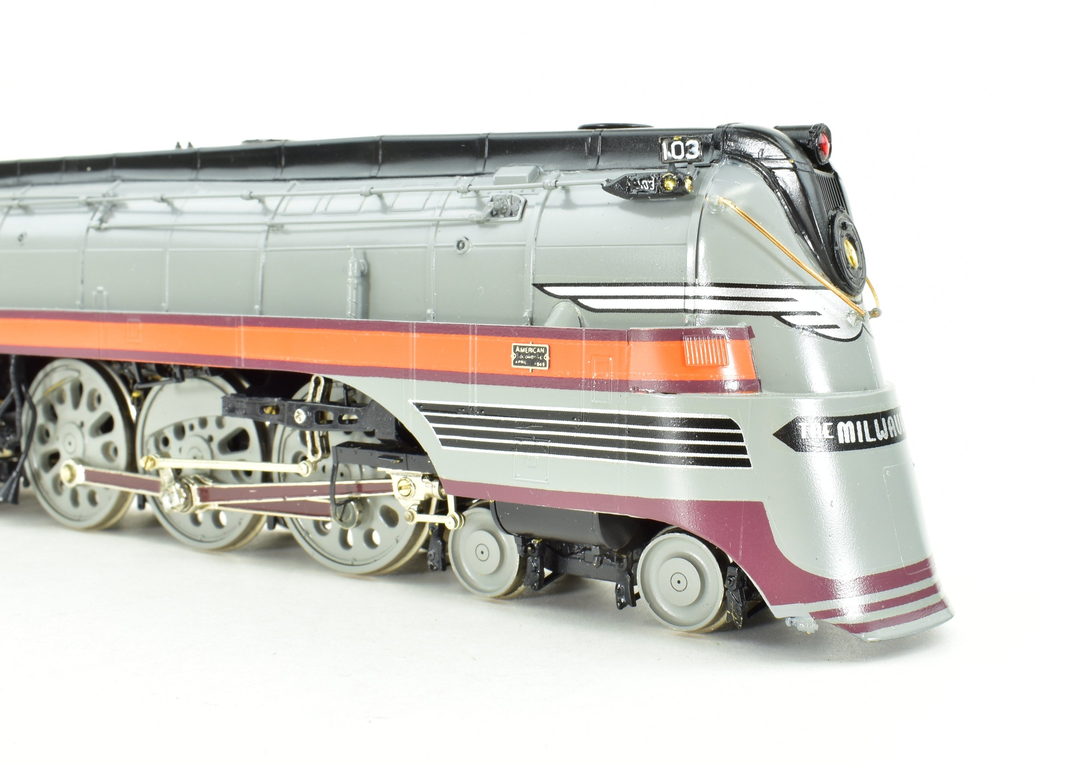 HO Brass OMI - Overland Models Inc. MILW F-7 4-6-4 Baltic FP No. 103