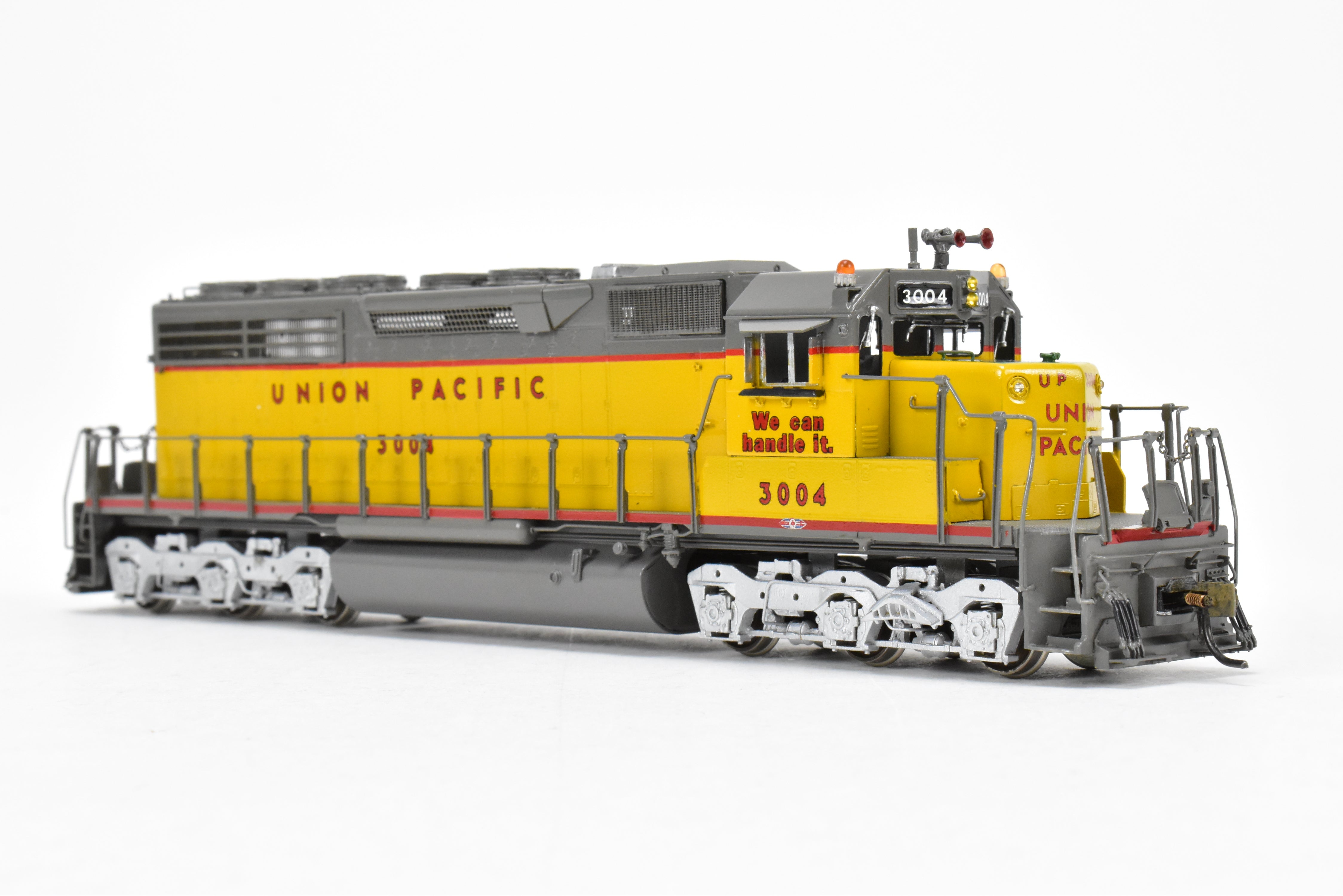 HO Scale Brass Union Pacific EMD SD40 Low Hood Custom Painted #3004 by Overland Models