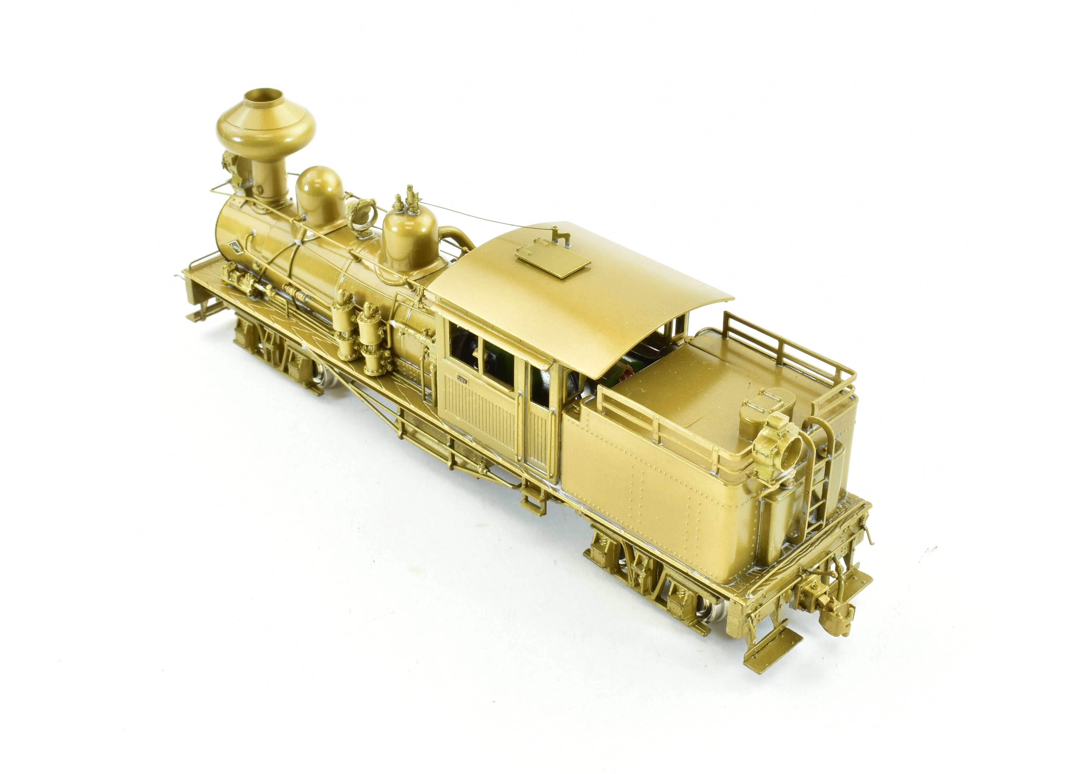 HO Scale Brass PFM - United 2-Truck Shay Geared Locomotive Model for Michigan II's Diverse Logging Roads