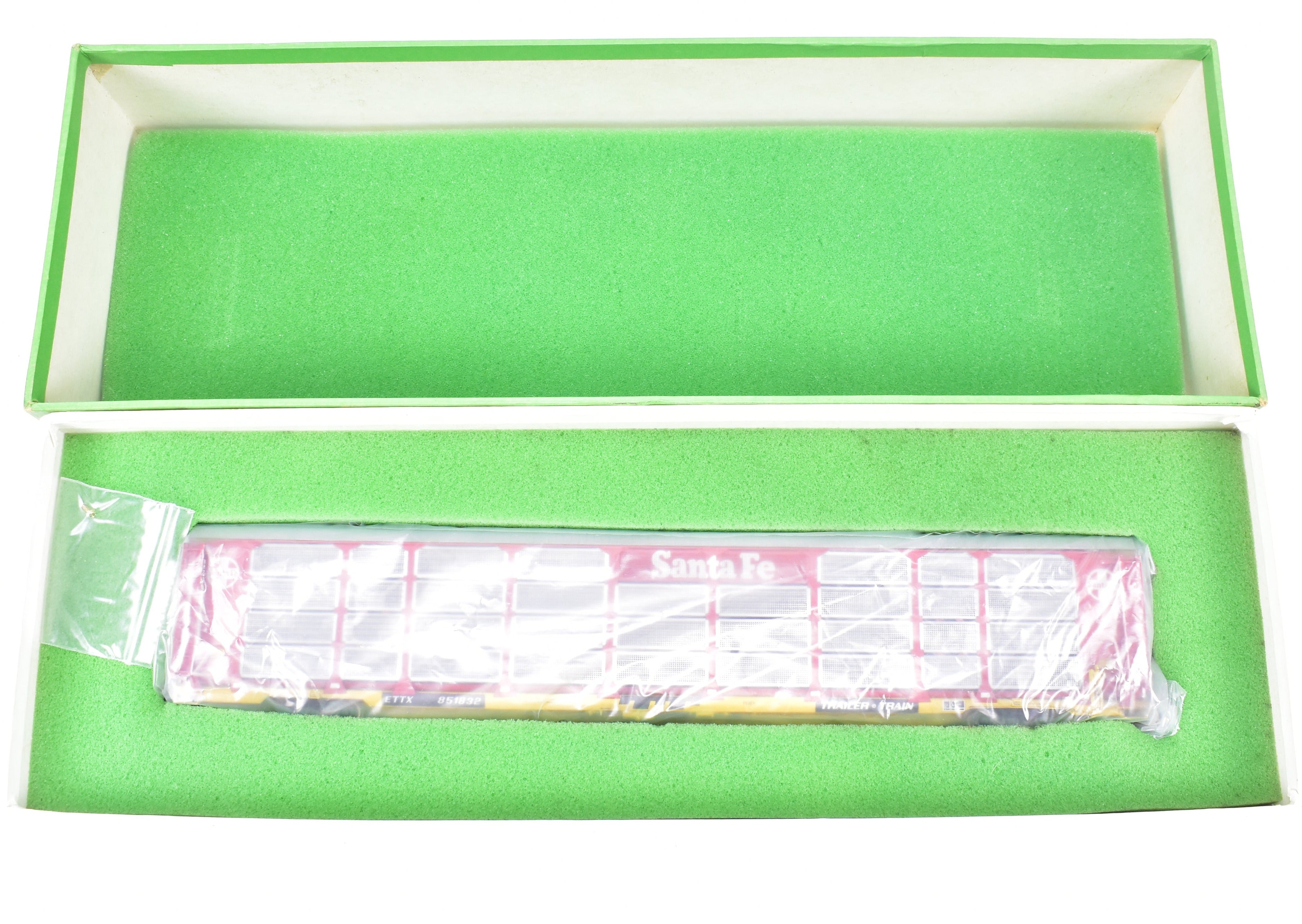 Custom Painted HO Brass Tri - Level Auto Rack No. 851832 by Overland Models