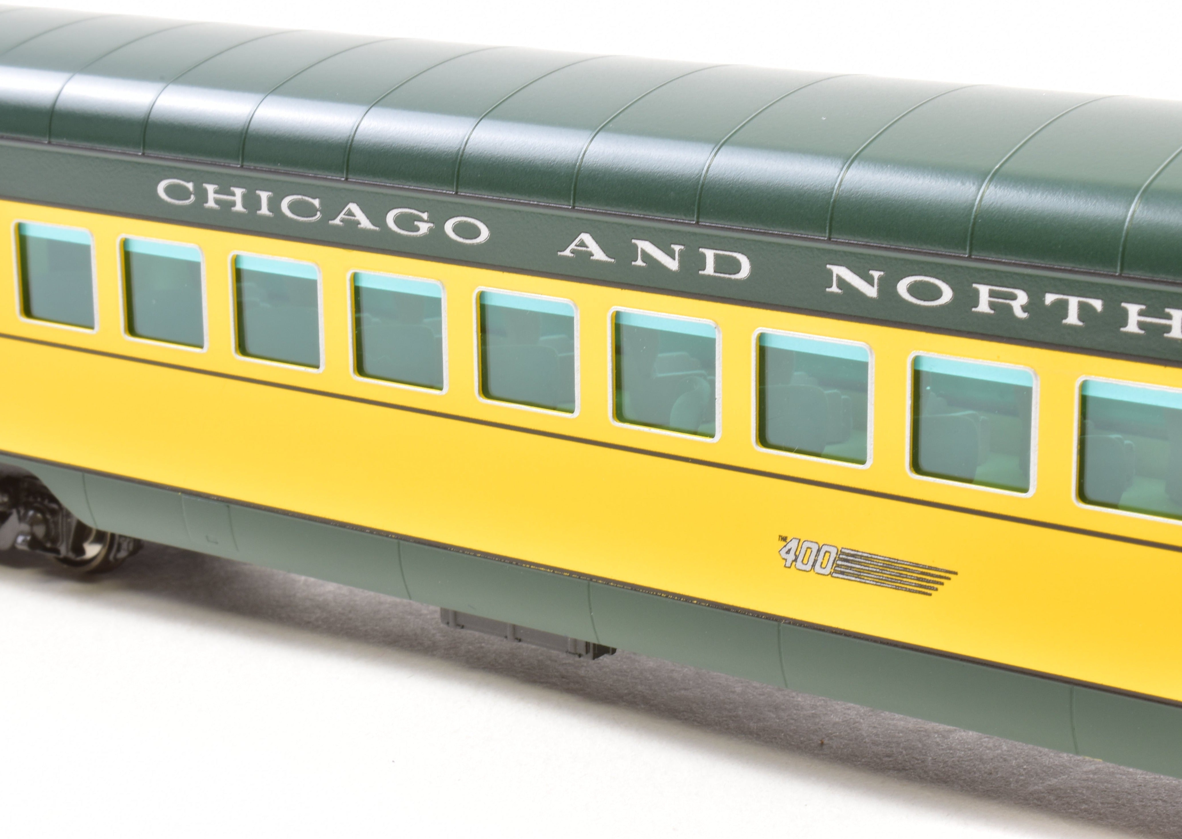 HO Scale Brass Railway Classics C&NW Chicago and North Western 400 22-Seat Parlor Car FP 6505