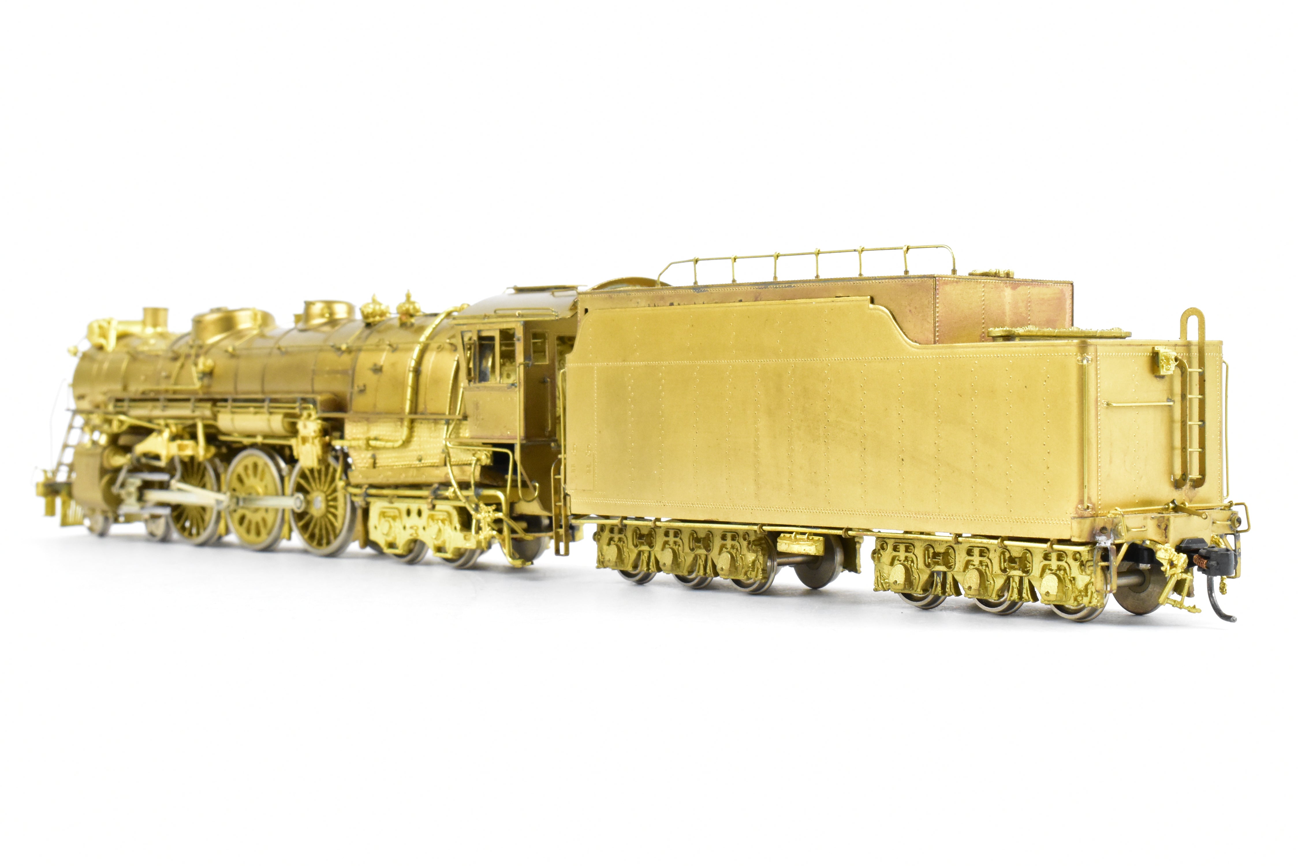 High - Quality HO Scale Brass Model Train - Sunset Models CB&Q - Burlington Route S - 4 Class 4 - 6 - 4 Hudson Locomotive