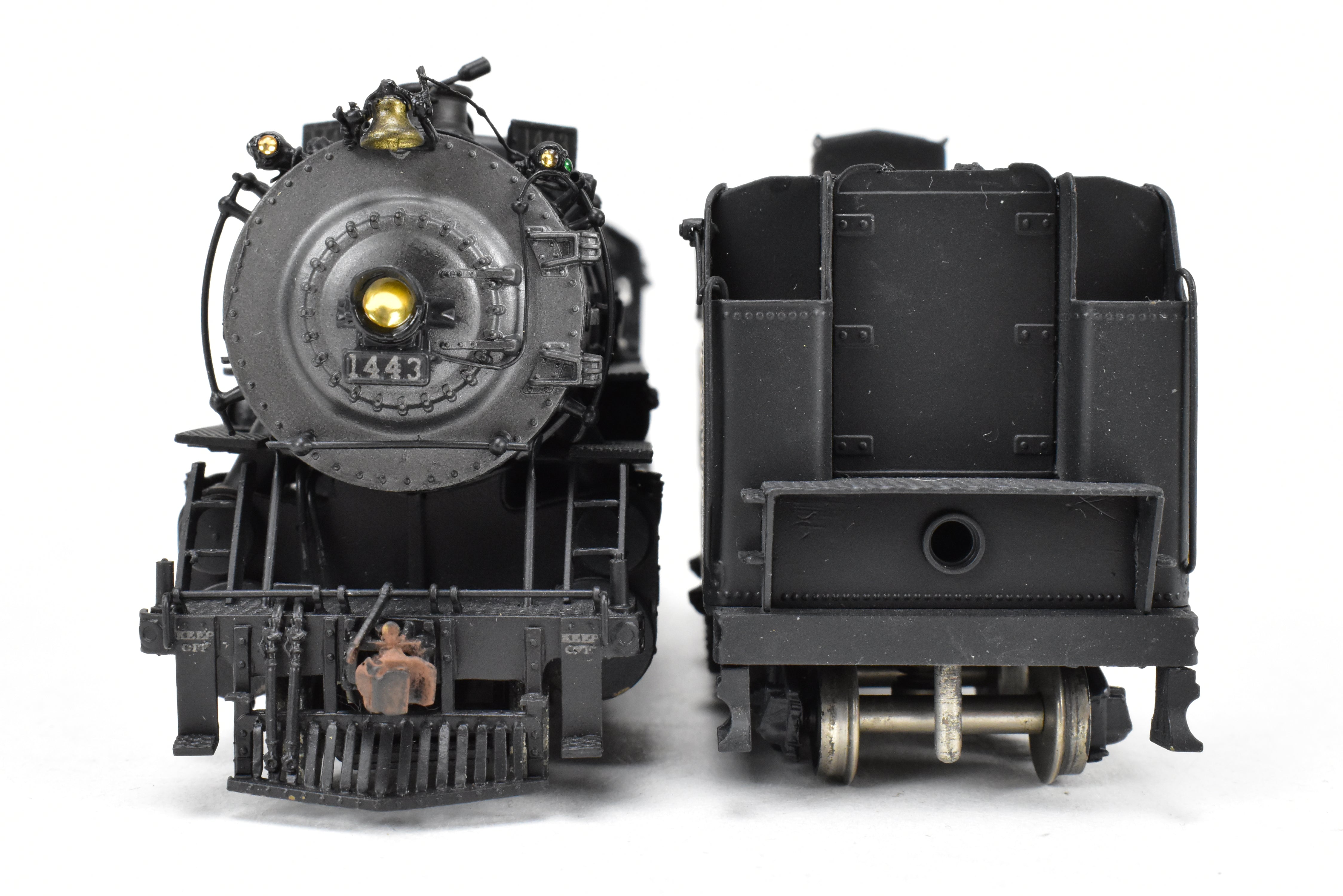 HO Brass Hallmark Models Missouri Pacific 1400 Series 2-8-2 Mikado #1443 with Light Weathering