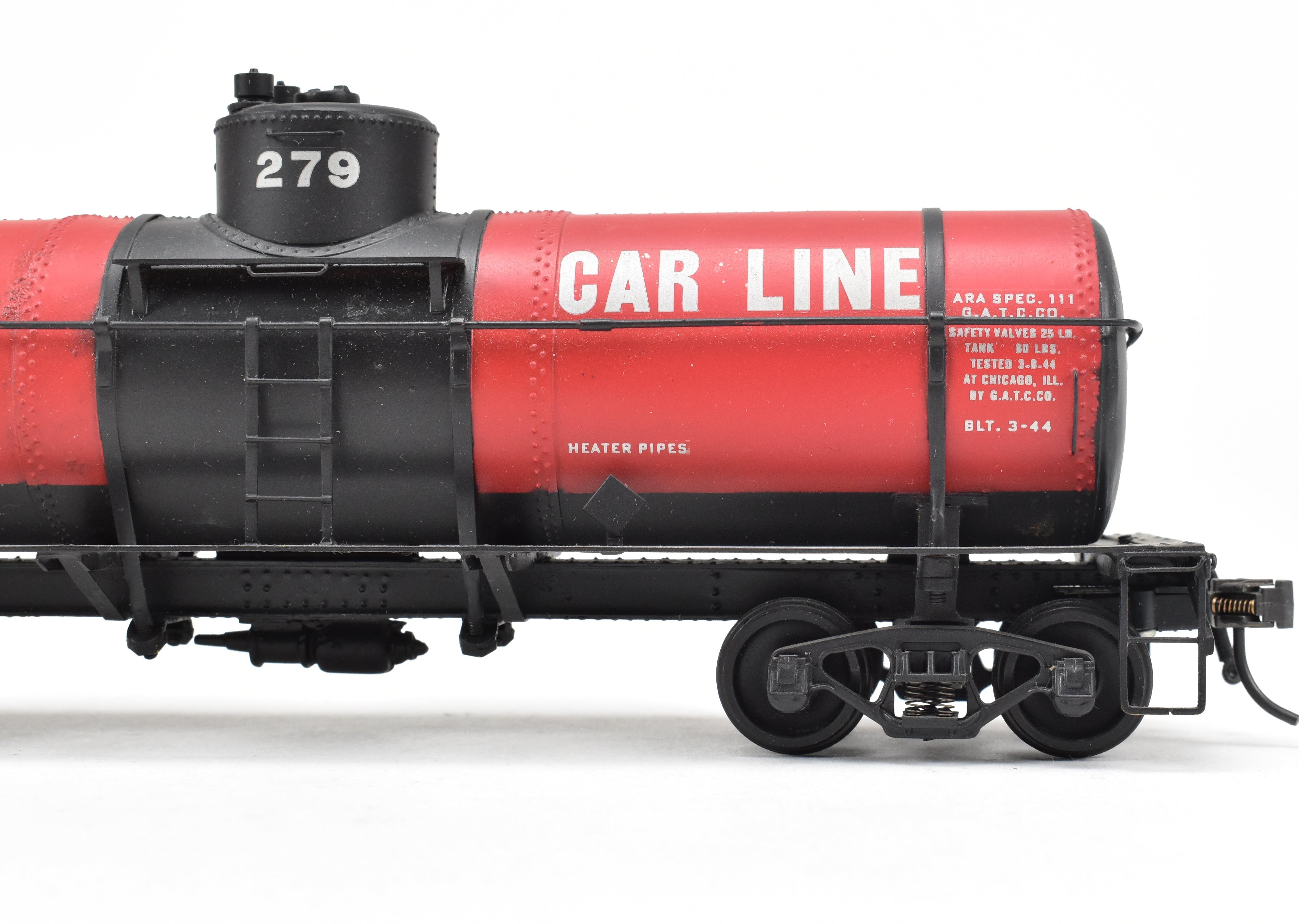 O Scale Brass Single-Dome Tank Car CP CCLX 279, Custom Painted, No Original Box