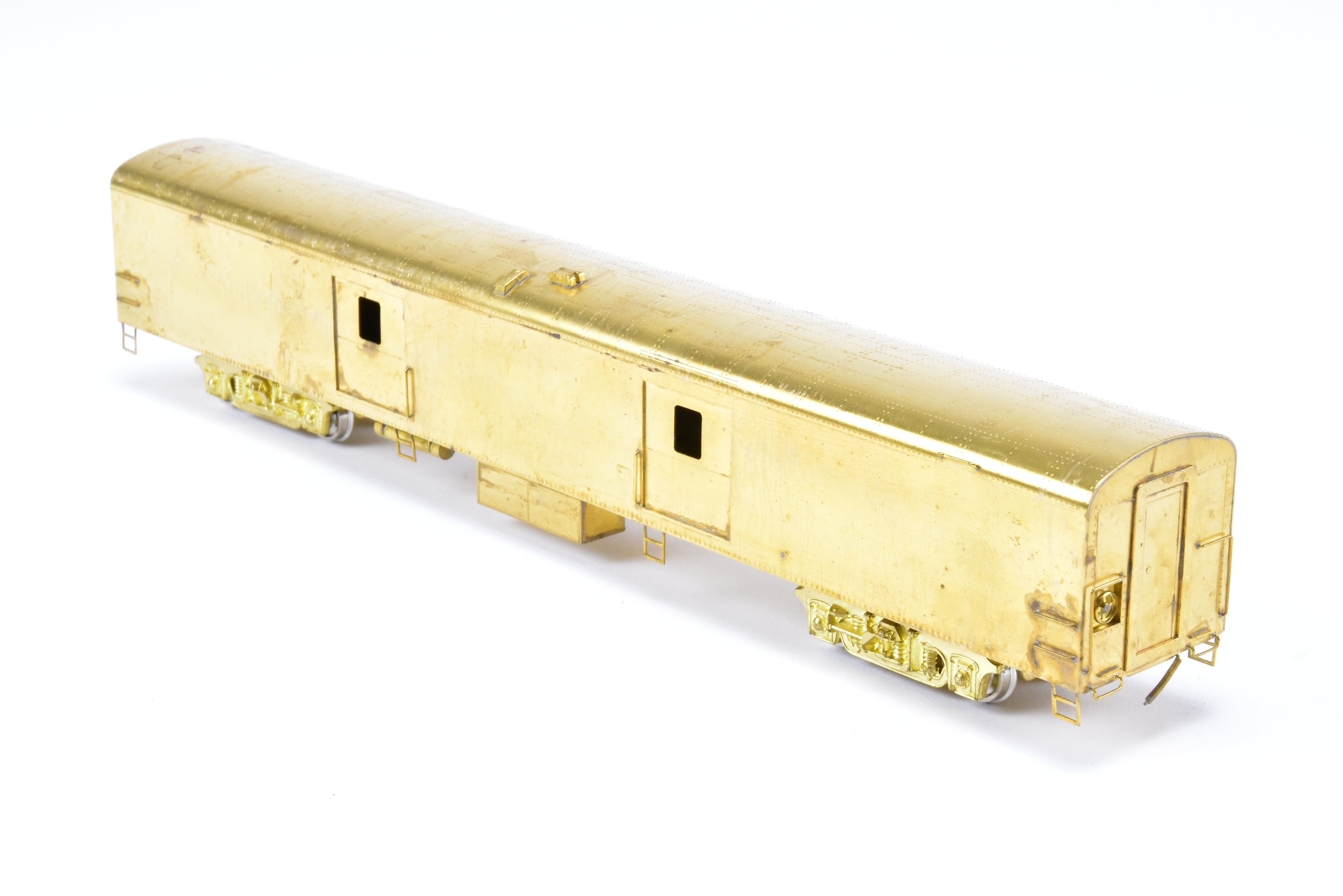 Hi - Country Brass Union Pacific ACF #5664 Baggage Car, Moderate Tarnish