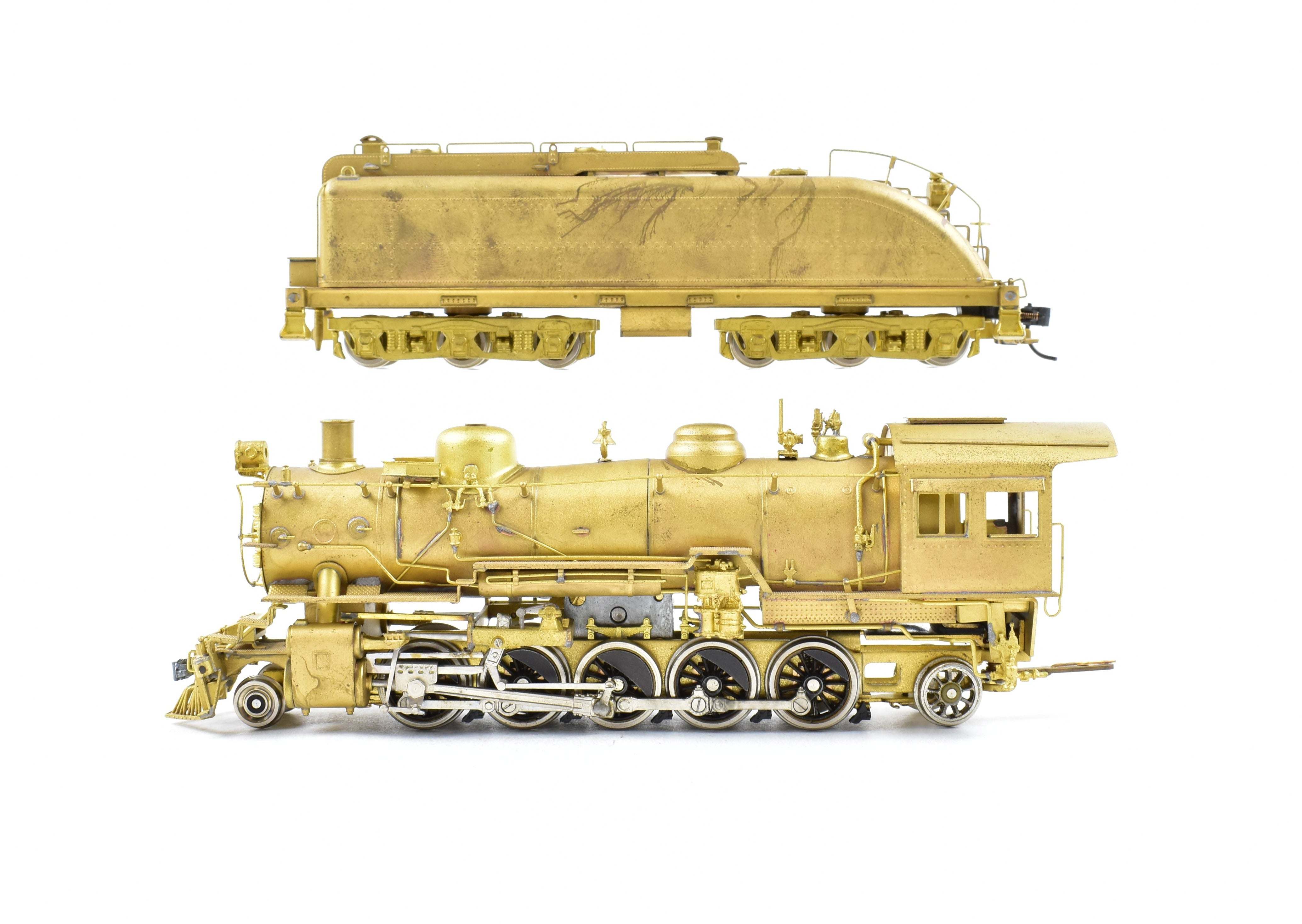 1979 HO Brass Westside Model Co. ATSF - Santa Fe 1600 2 - 10 - 2 Model with Spare Parts