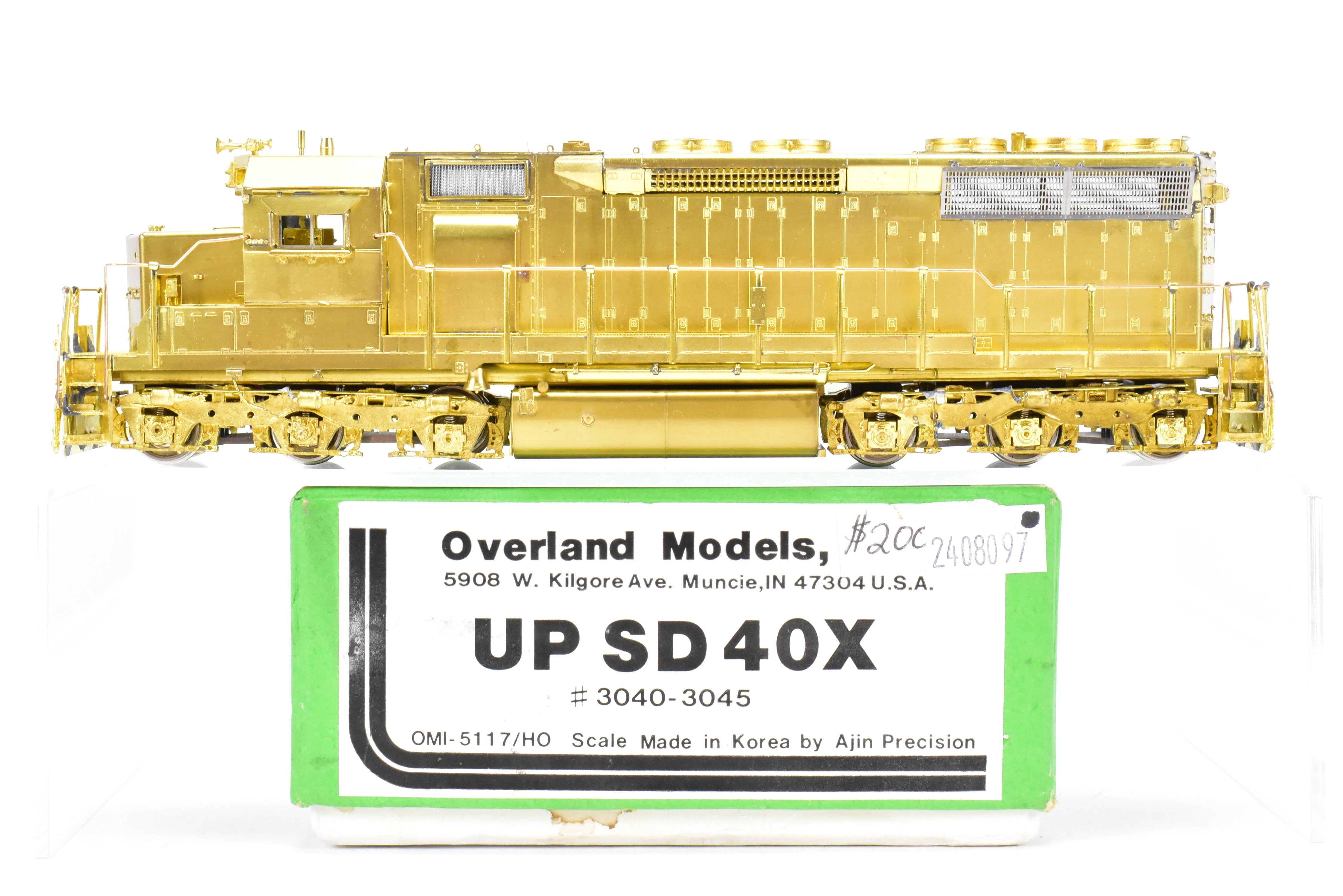 HO Brass OMI - UP Union Pacific EMD SD40X 3040 - 3045 with Flared Radiators