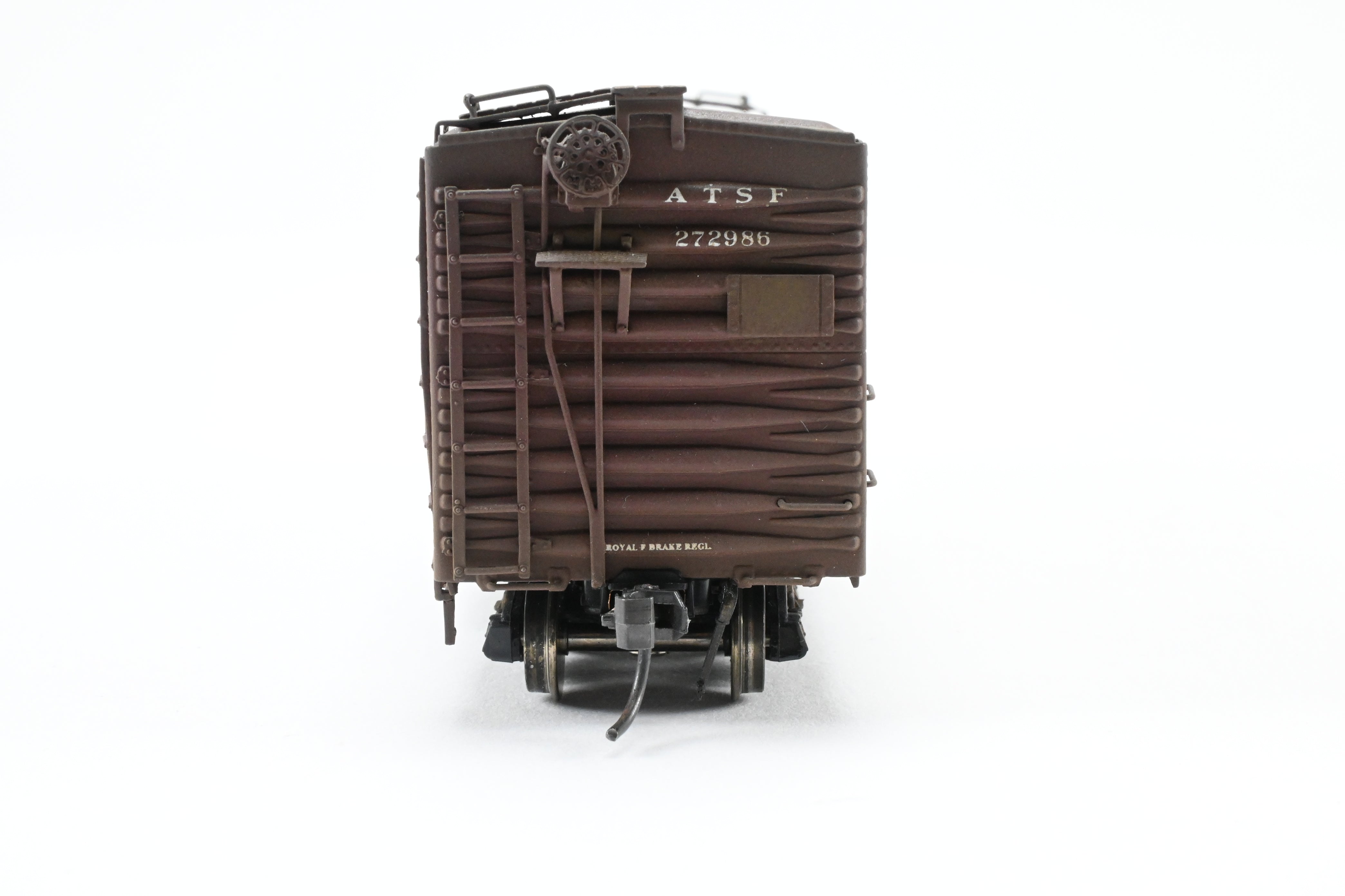 HO Brass Precision Scale Co. ATSF Santa Fe 1937 40' Single Door Boxcar No. 272986