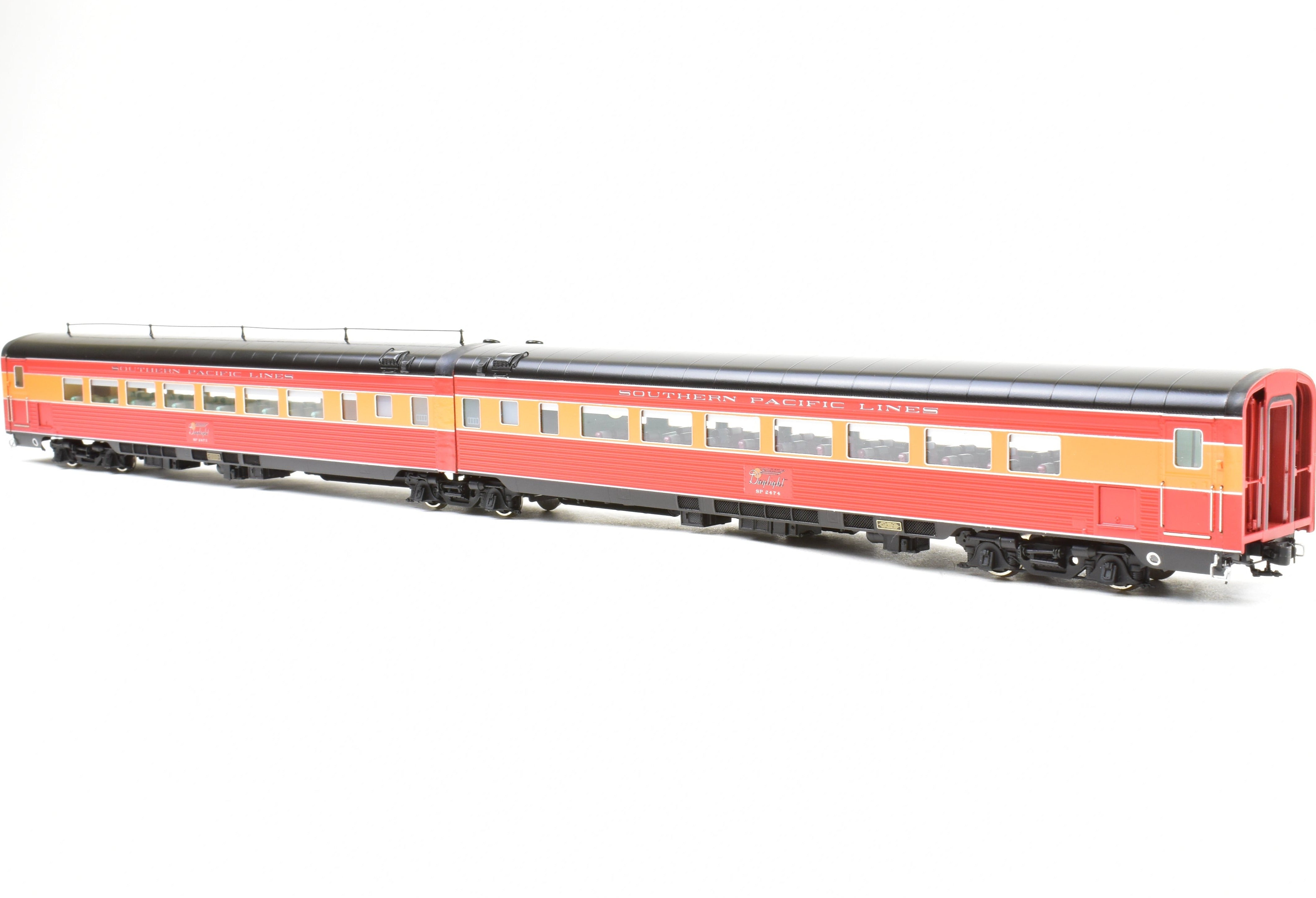 High - Quality HO Scale Brass Model Train CON CIL - Challenger Imports SP - Southern Pacific 1941 Morning Daylight 16 - Car Complete Full Train Set Along with 10 - Car Set and Two 3 - Car Add - On Sets FP