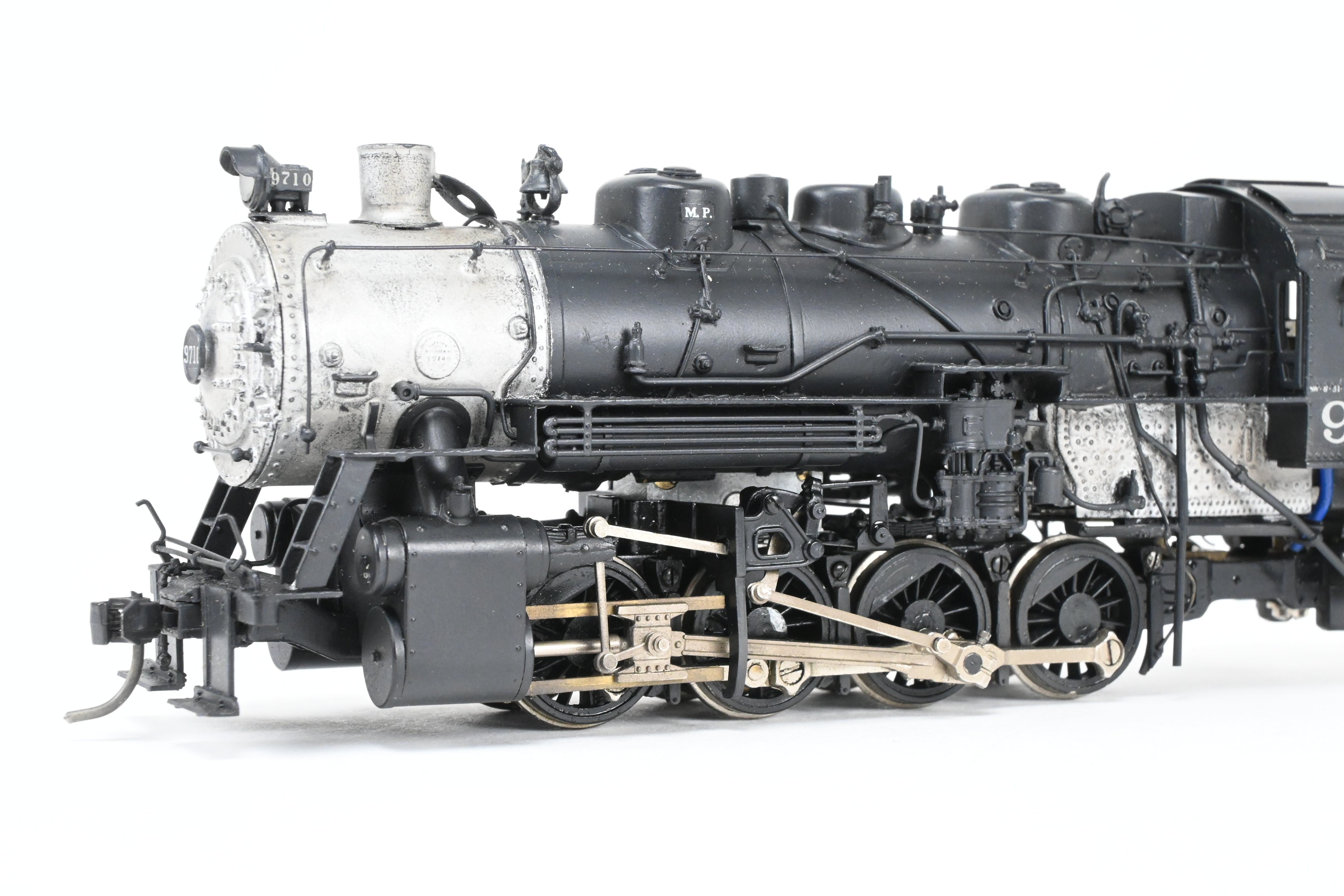 HO Scale Custom-Made Brass Missouri Pacific 0-8-0 Locomotive Model, CP No. 9710, Scratch Built by Joe G. Collias - One of a Kind