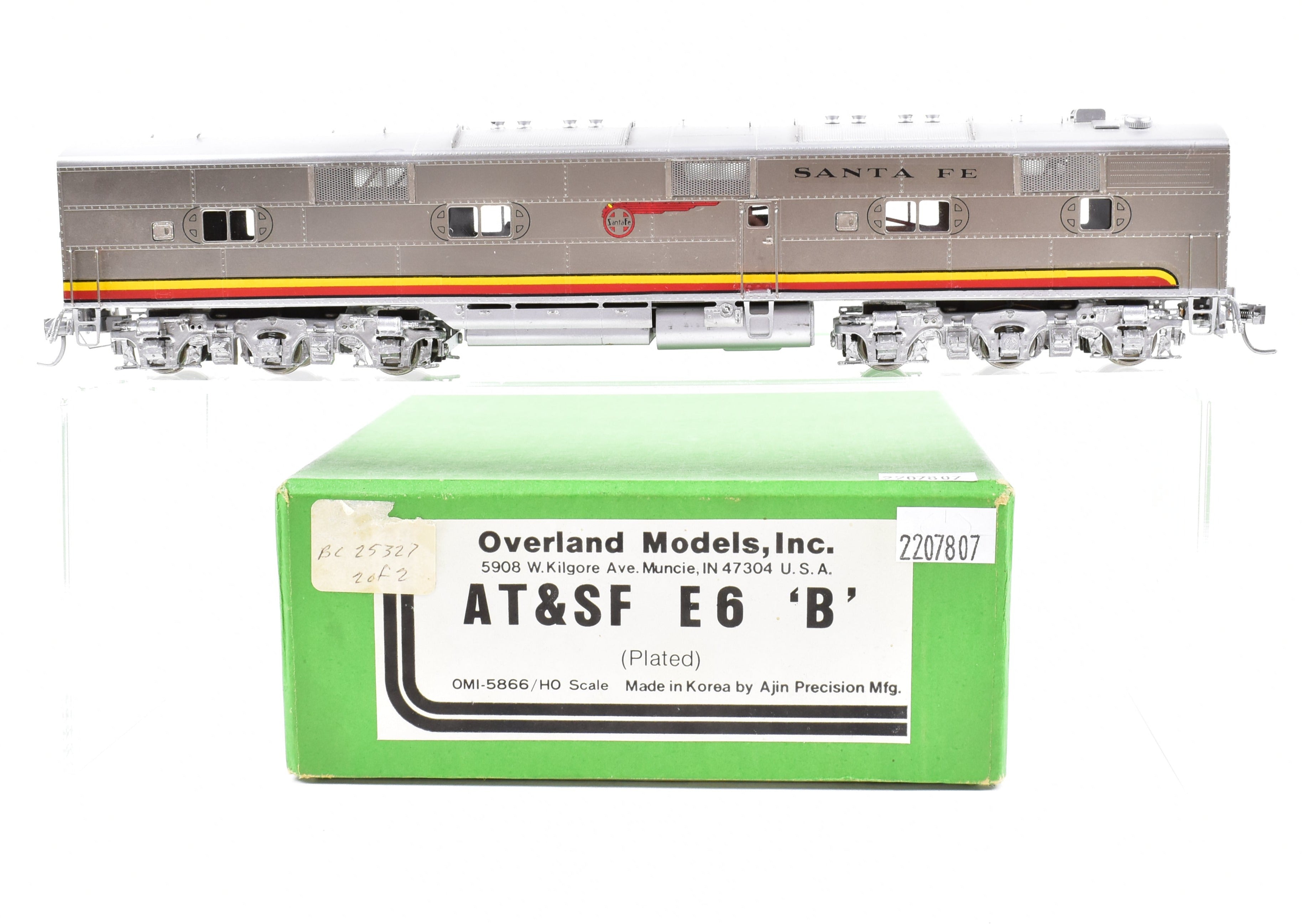 Custom Painted HO Brass ATSF - Santa Fe EMD E6B by OMI - Overland Models, Inc.
