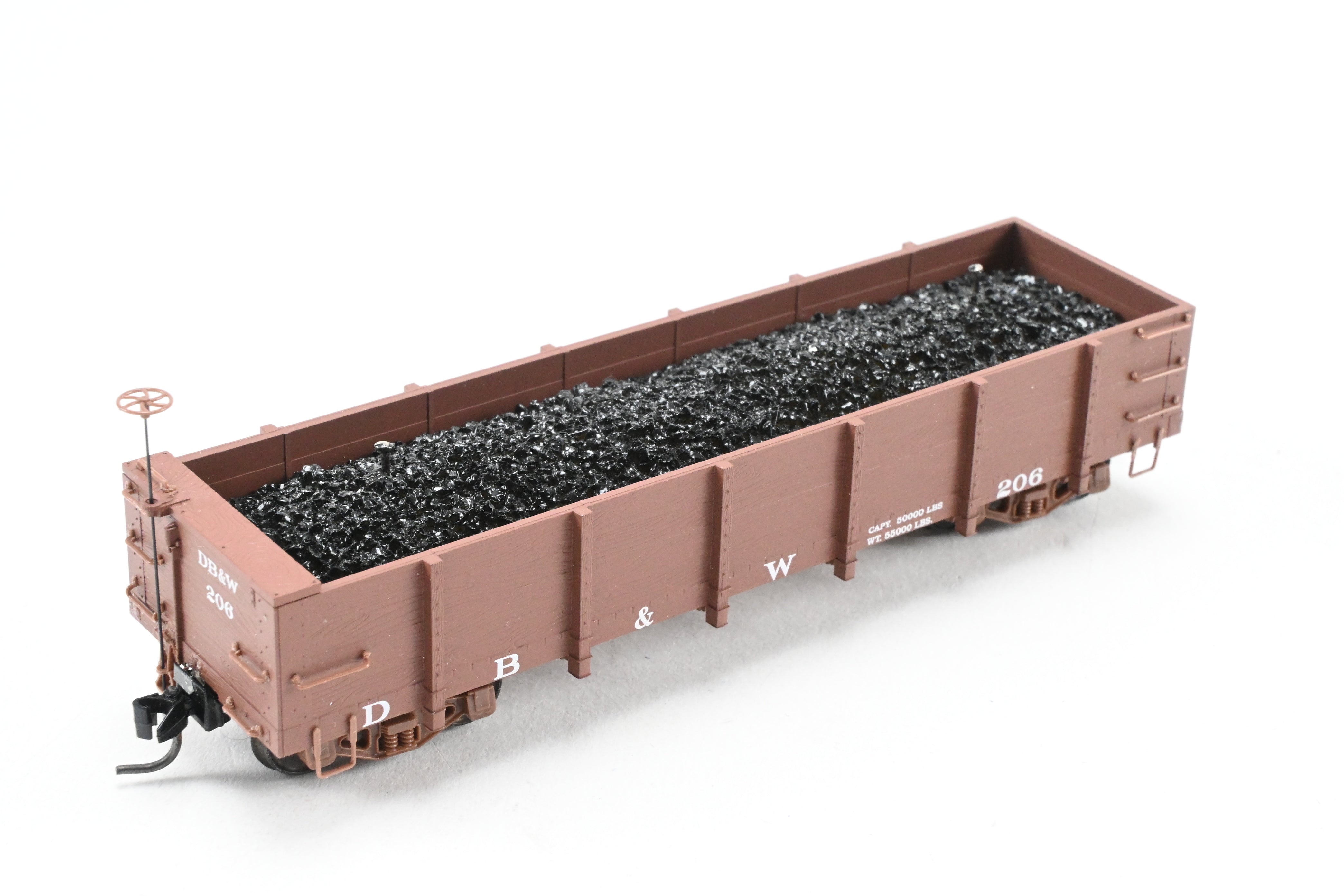 HOn3 Scale Micro-Trains Denver Boulder & Western (DB&W) 30-Foot Gondola Model with One Step Missing