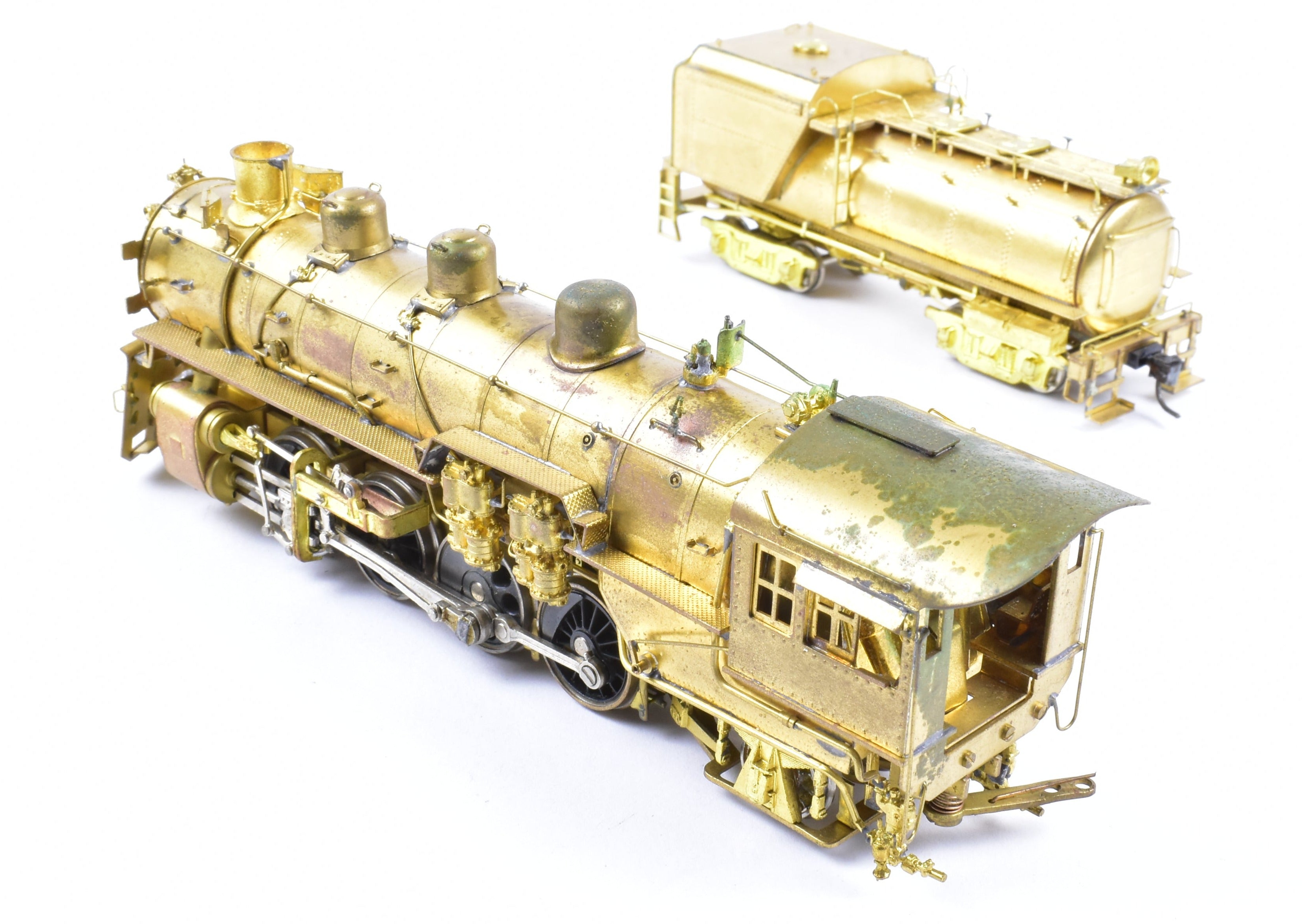 HO Scale Brass Balboa Union Pacific MK - 6 2 - 8 - 2 Mikado Steam Locomotive Snow Plow Pilot Model