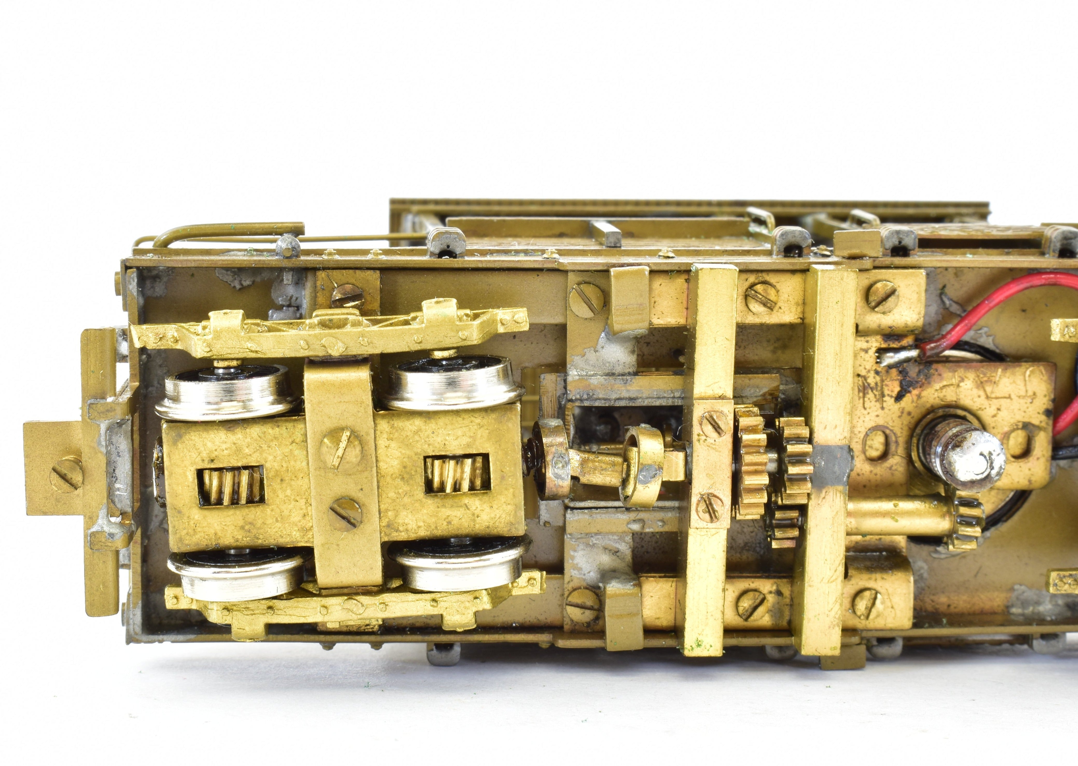 HOn3 Scale Brass Model of Northwest Short Line's 15 - ton Tee Boiler Class A Climax Logging Locomotive