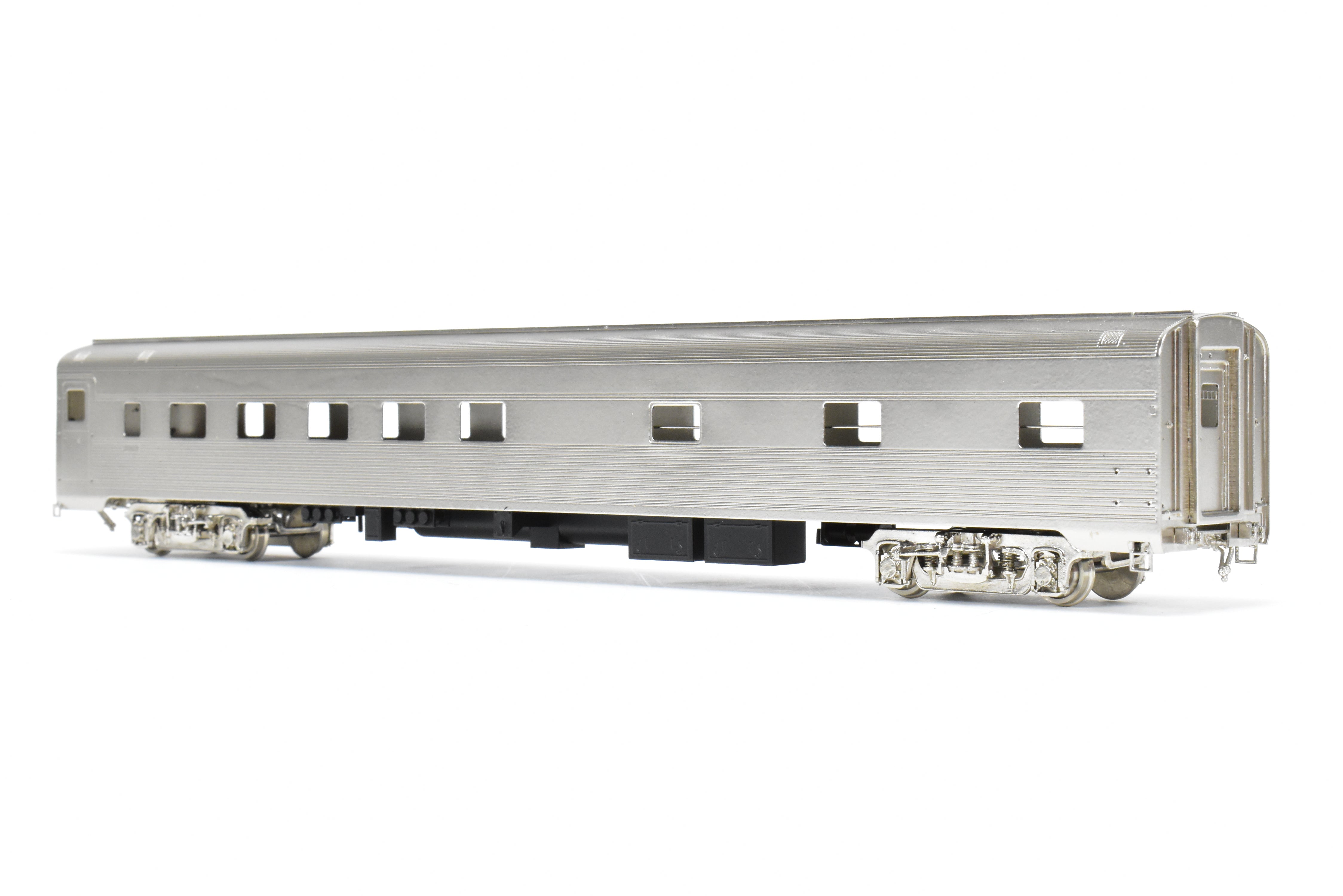 HO Scale Brass Train Model - Amtrak Budd 10 RMT - 6DBR Pacific Series Sleeper Heritage HEP Version by Cascade Models