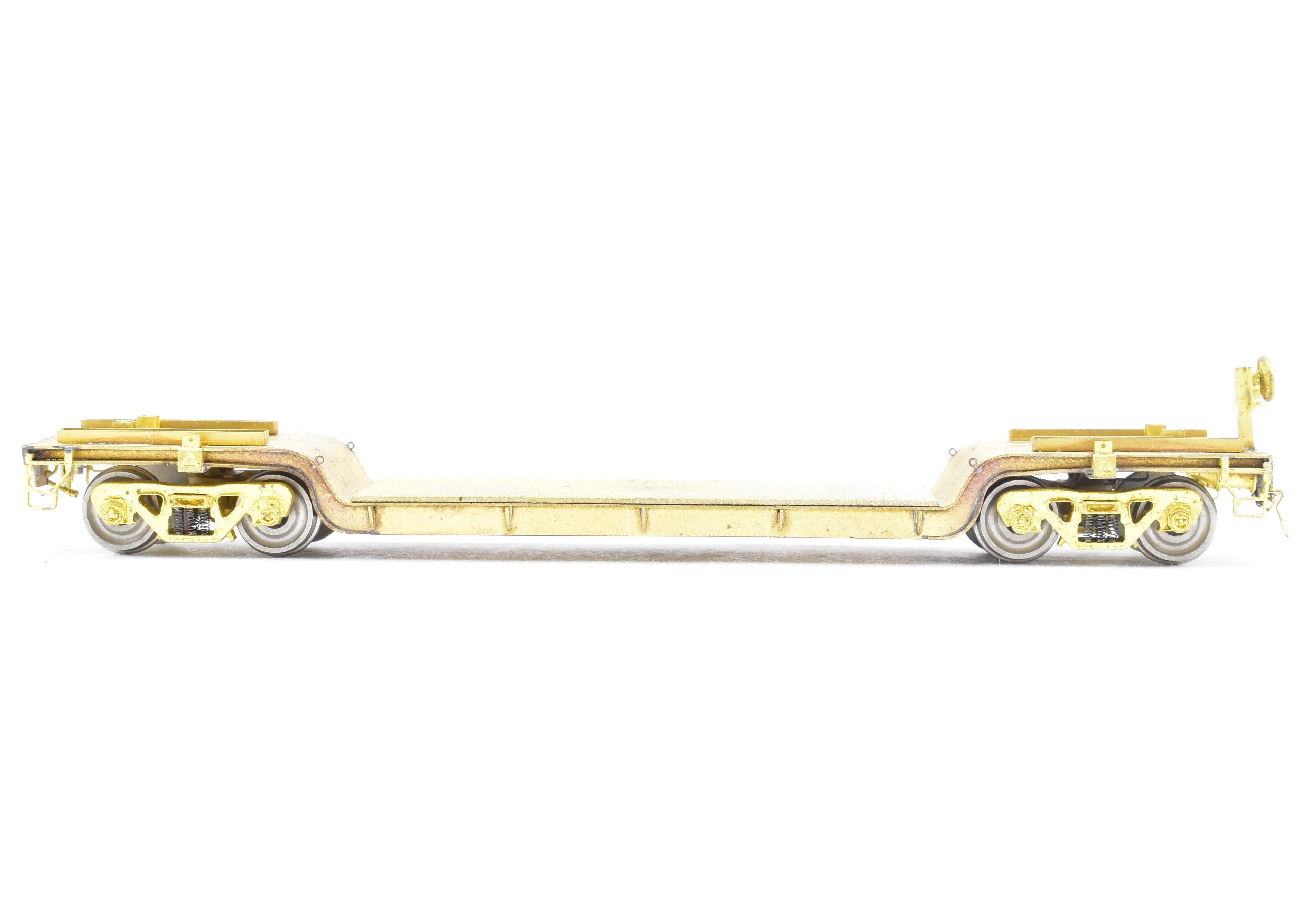 HO Brass 45' Depressed Center Flat Car by OMI - Various Roads