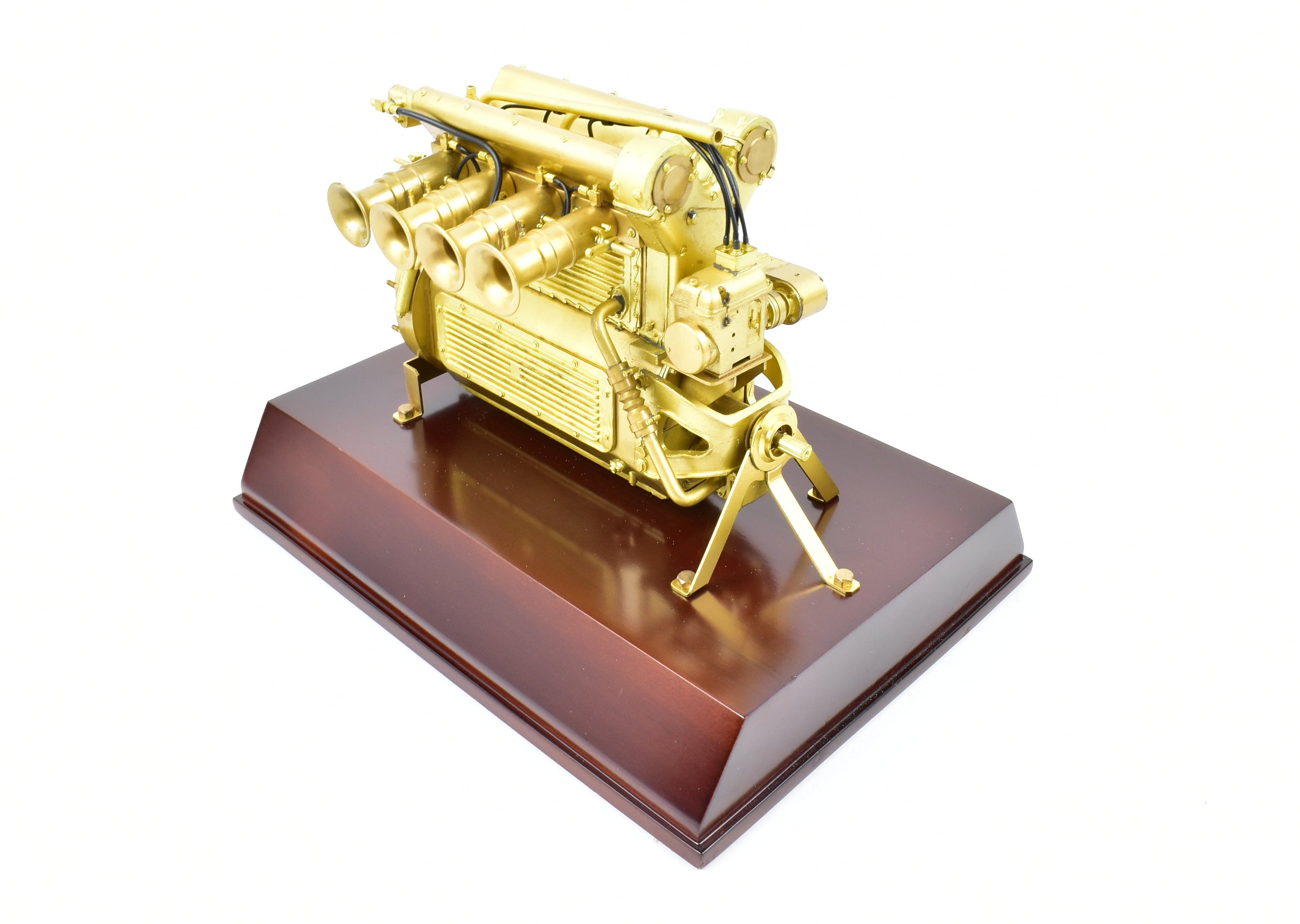 1:5 Scale Vintage Brass Offenhauser Racing Engine Static Model without Original Box