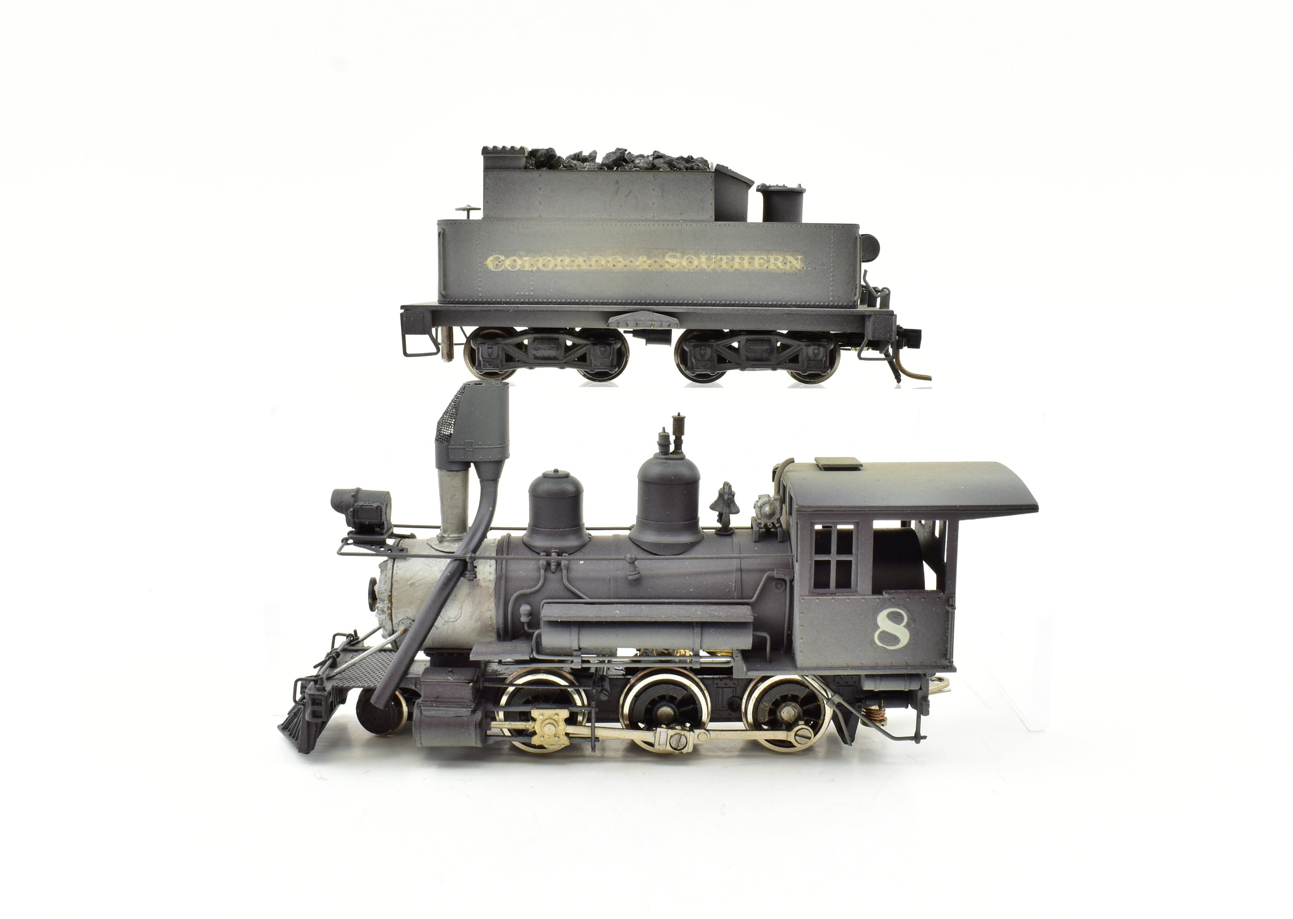 HOn3 Brass Lambert C&S - Colorado & Southern 2-6-0 #8, 1975 Japan Import