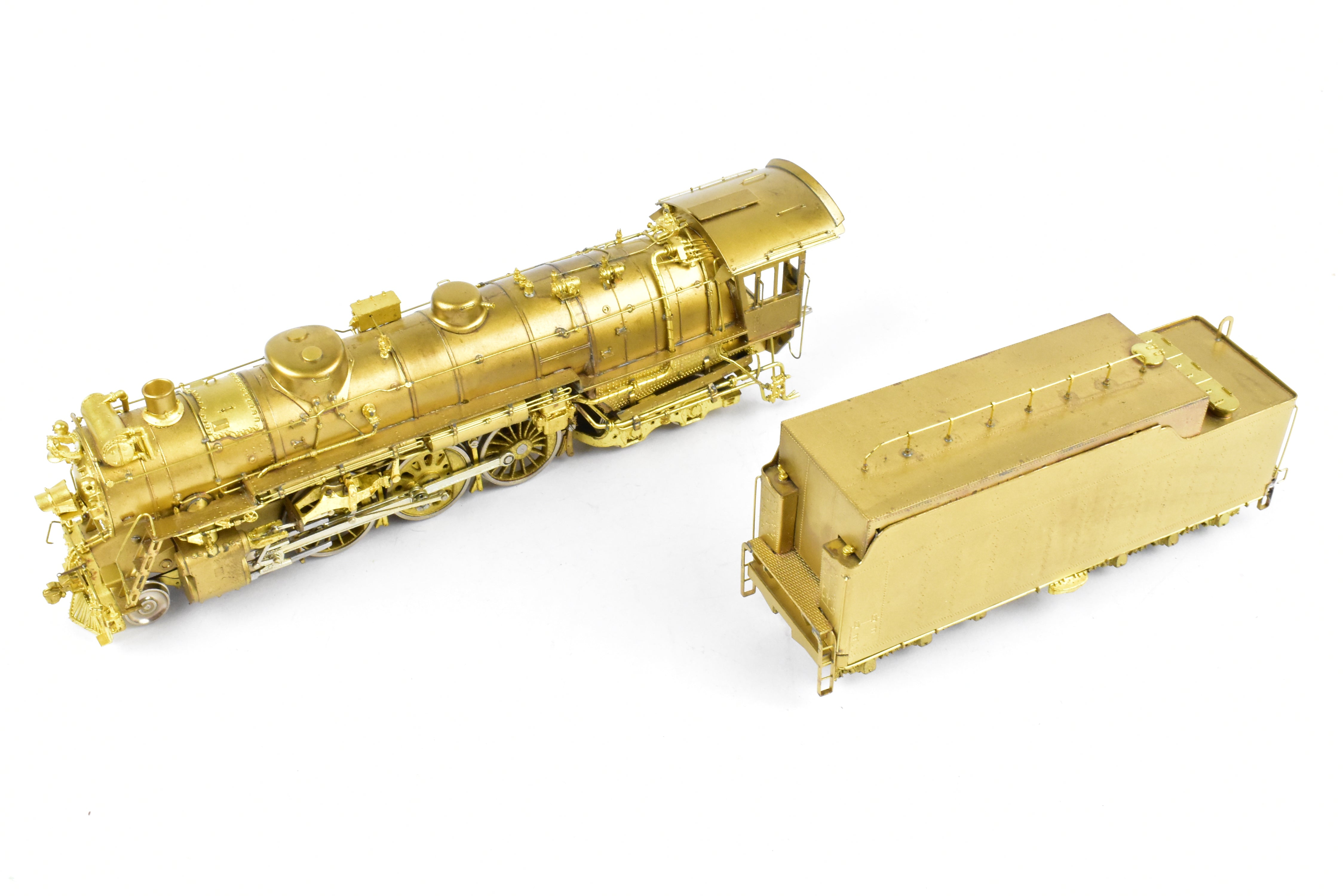 High - Quality HO Scale Brass Model Train - Sunset Models CB&Q - Burlington Route S - 4 Class 4 - 6 - 4 Hudson Locomotive