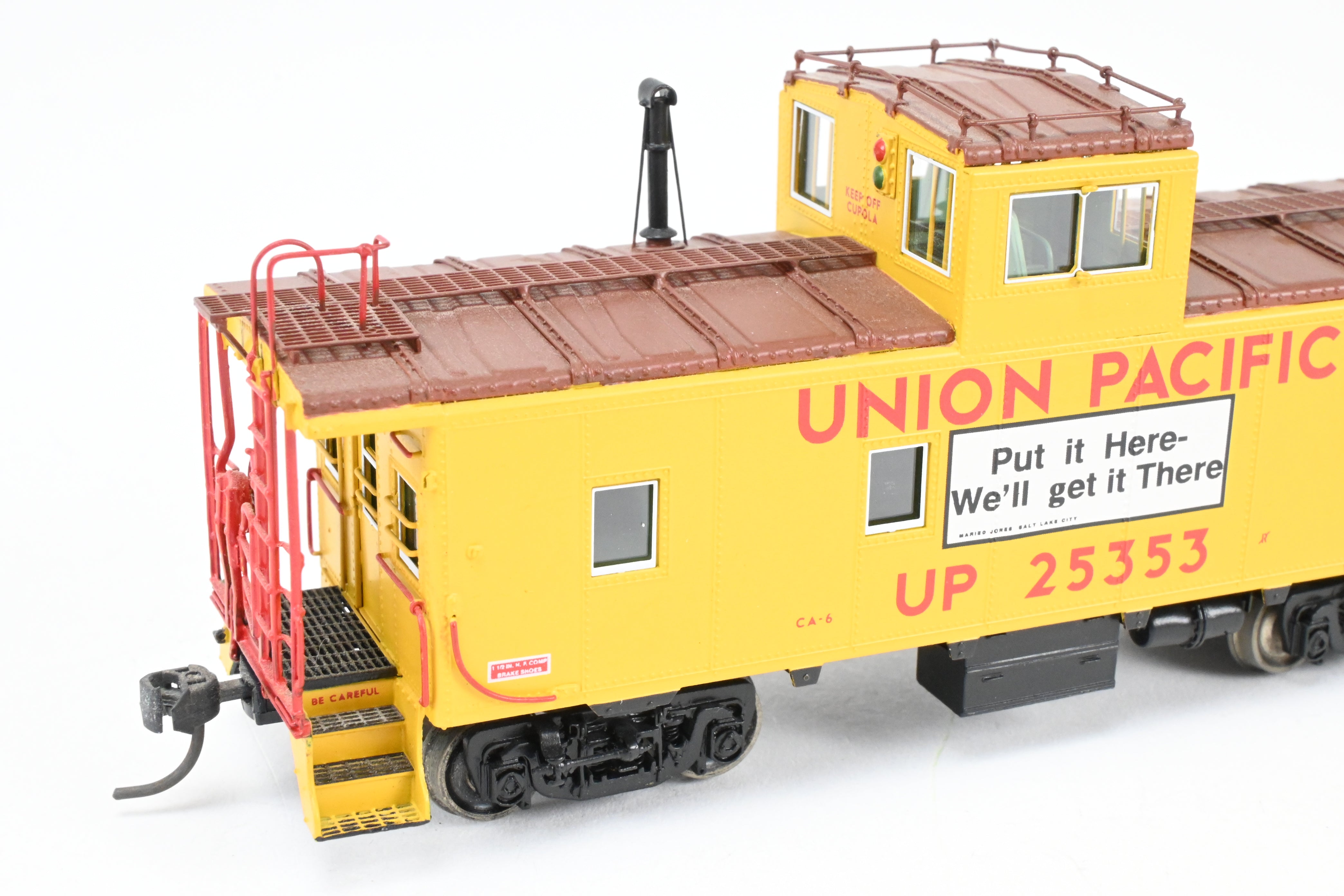 HO Scale Brass Union Pacific CA-6 Caboose FP No. 25353 by OMI