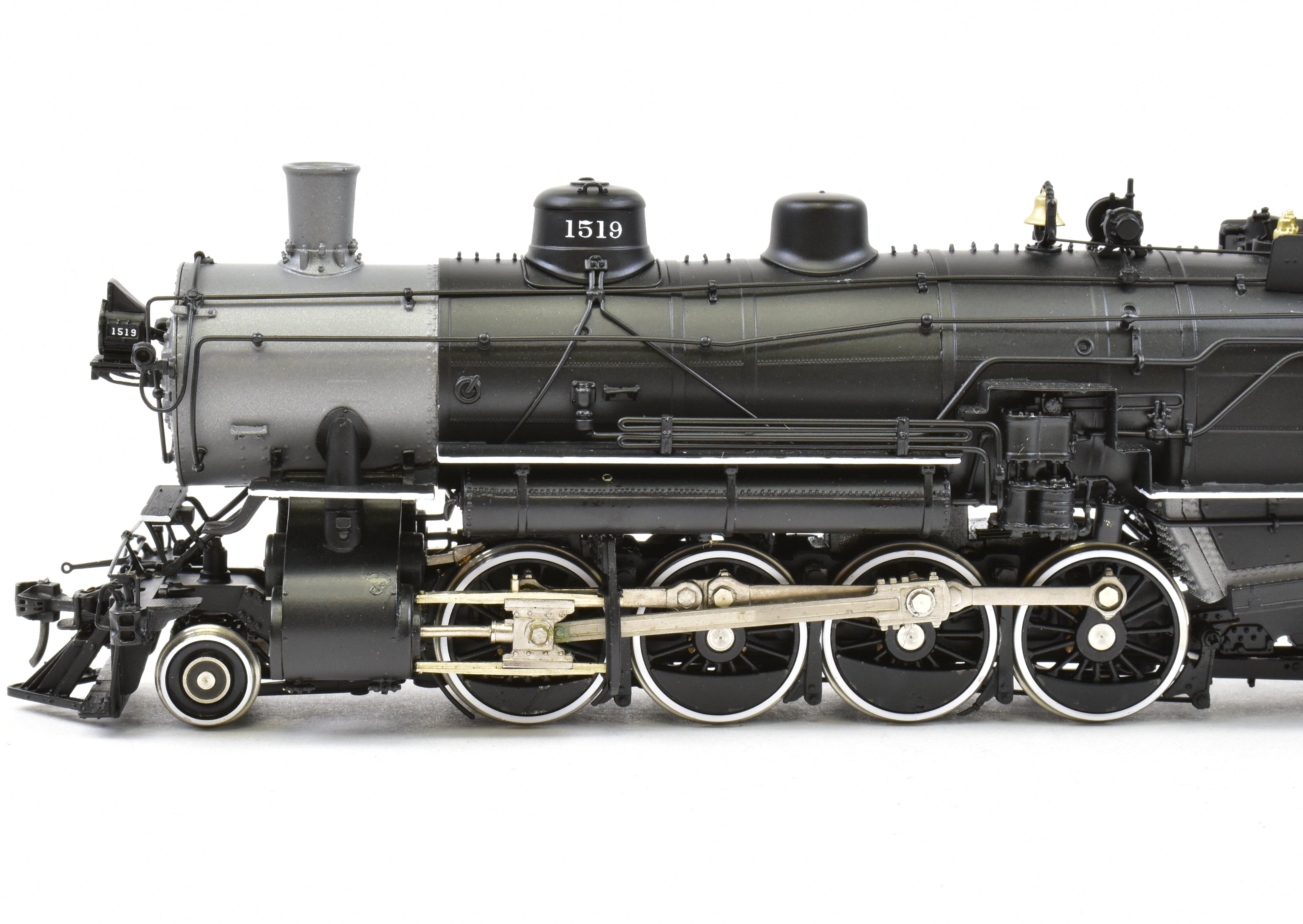 HO Scale Brass Northern Pacific Class W 2-8-2 Version 1A Painted Locomotive No. 1519 by W&R