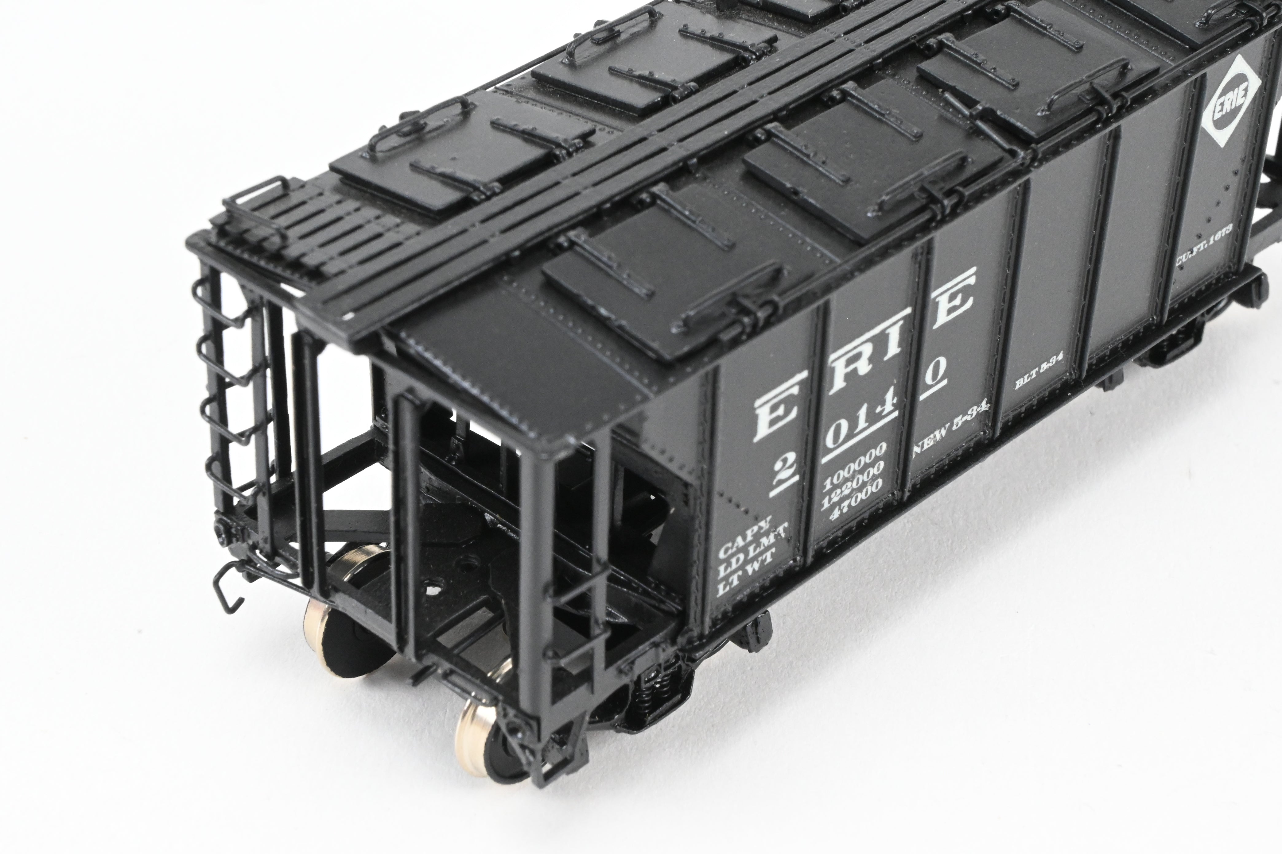 HO Brass PSC Erie Railroad 50-Ton Custom-Painted Cement Covered Hopper Model