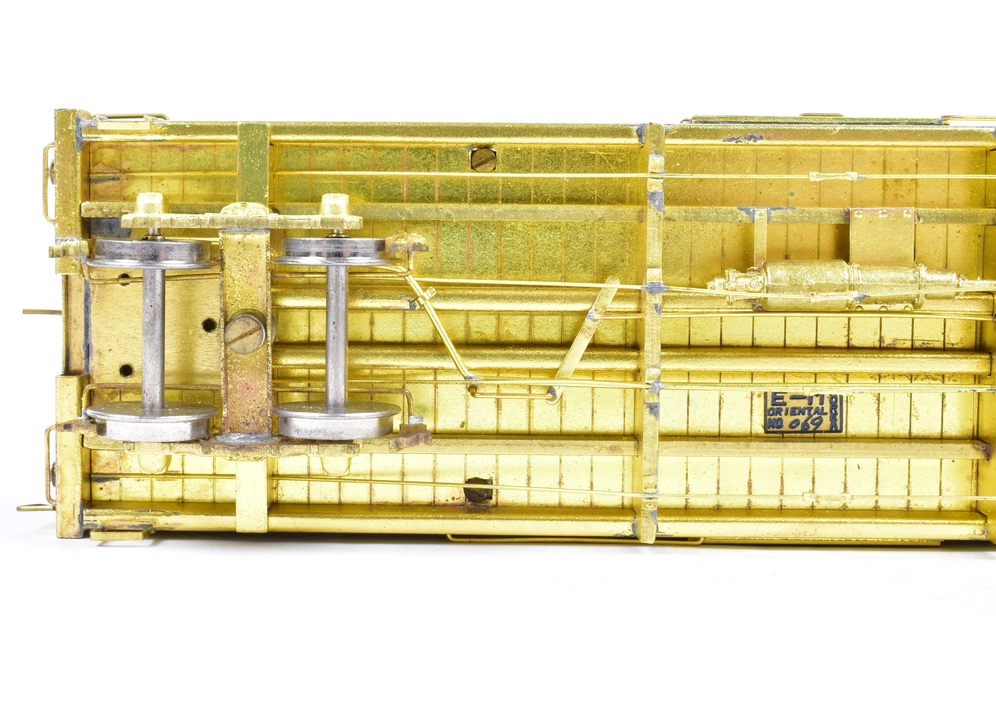 Empire Midland On3 Brass Denver & Rio Grande Western 30' Stock Car Model