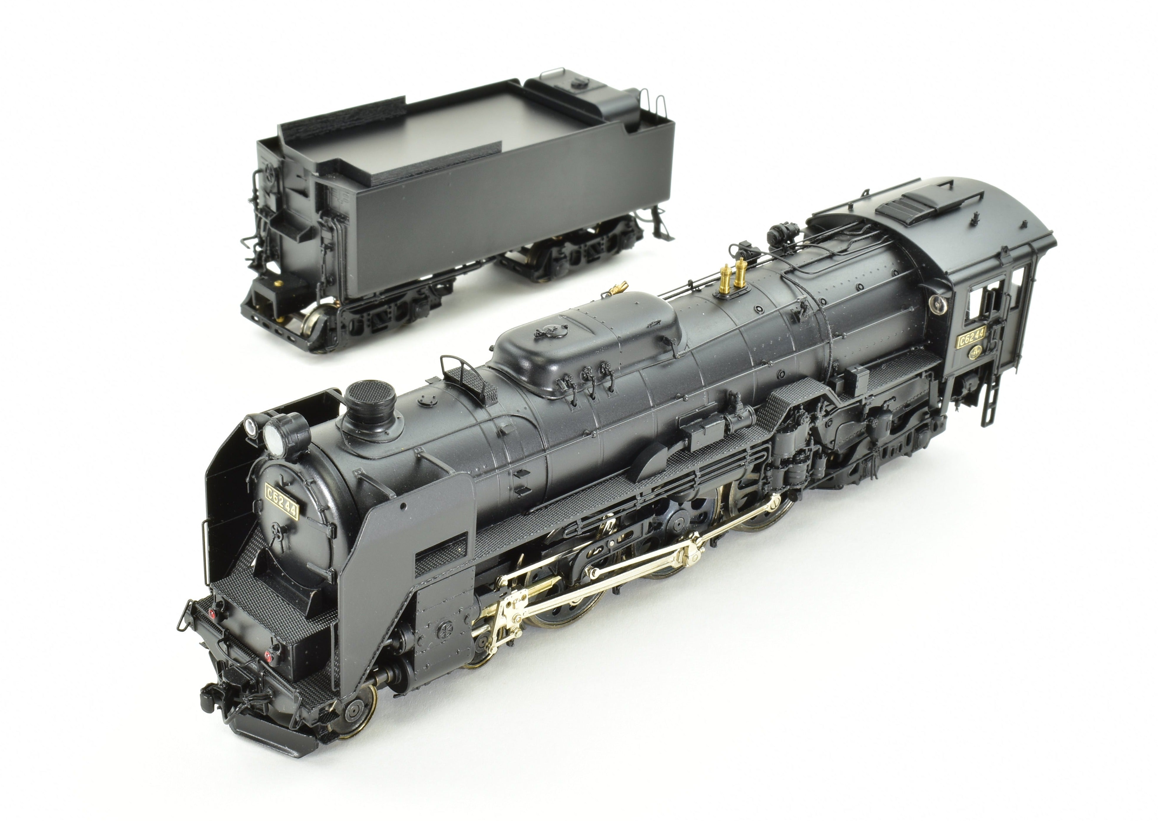 J Scale Brass Model Train - Tenshodo Japanese National Railways C62-44 4-6-4 Locomotive from 1998 Run