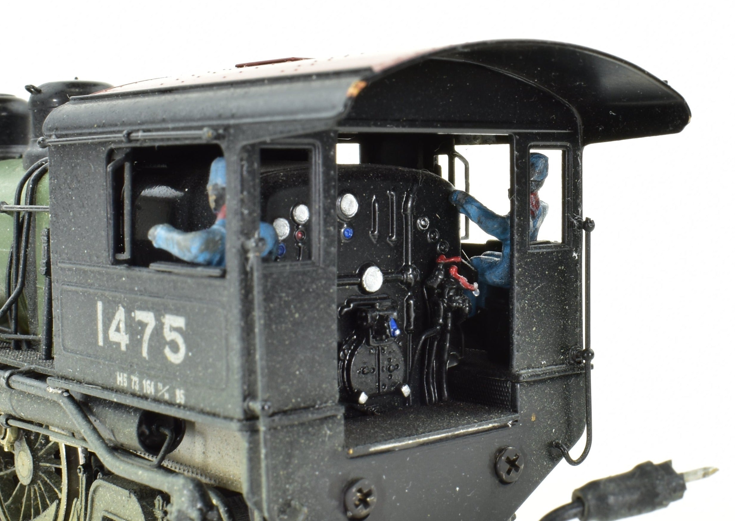 HO Scale Brass Oriental Limited Great Northern 4-6-2 Class H-6 Factory-Painted Model in Glacier Park Scheme, As-Is Condition