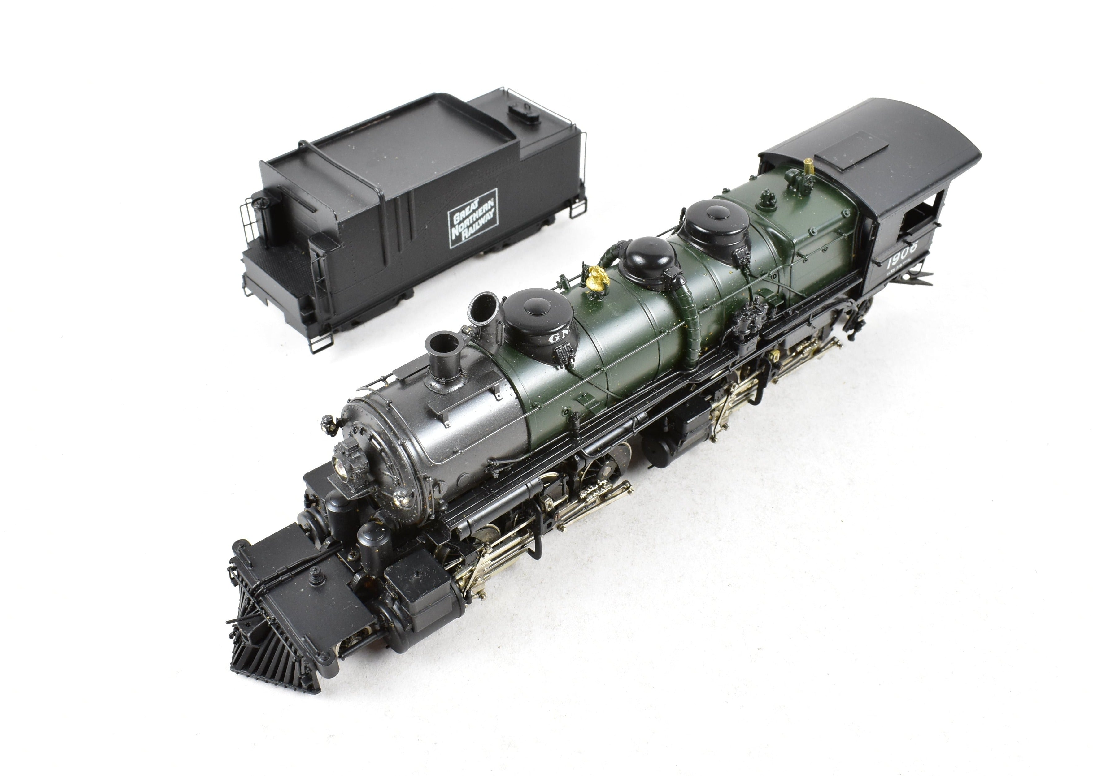 HO Scale Brass Model Train - PFM - Tenshodo GN - Great Northern 2-6-6-2 Class L-1 Crown FP Steam Locomotive #1906