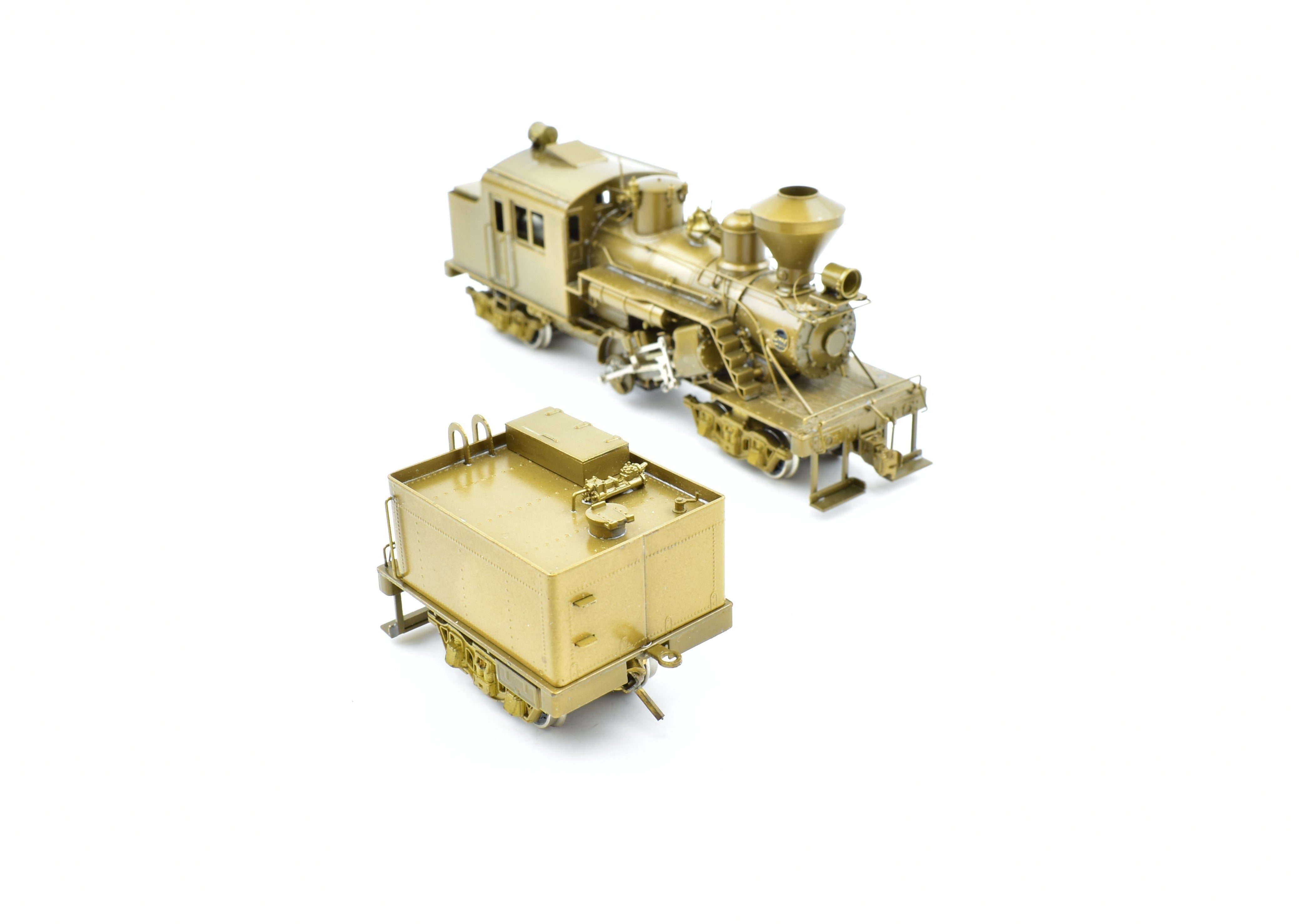 1980 HO Brass PFM - United Hillcrest Lumber Co. 3-Truck Logging Climax Geared Locomotive