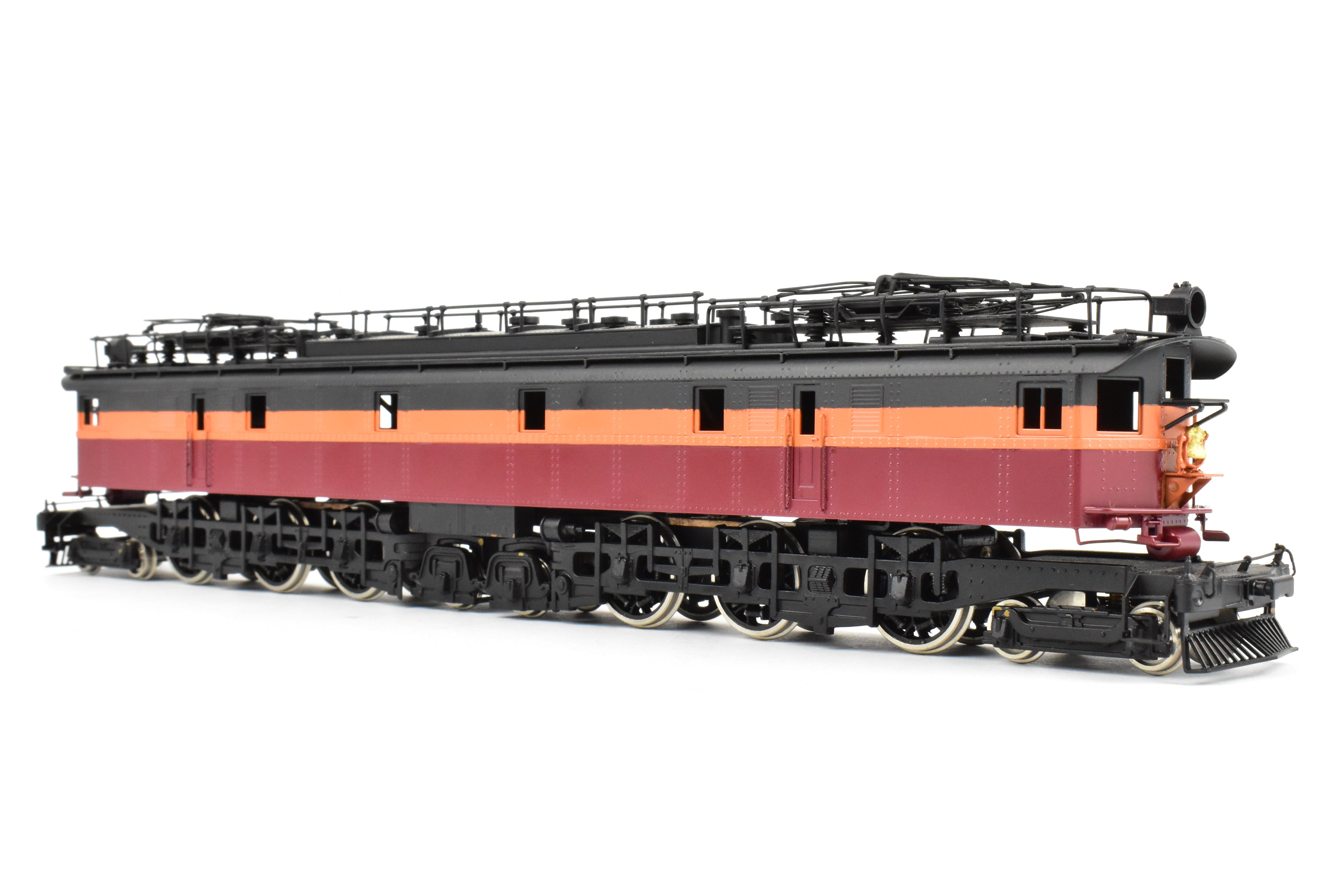 HO Scale Custom Brass Milwaukee Road EP - 3 Boxcab Electric Locomotive Model with Factory Painted Finish